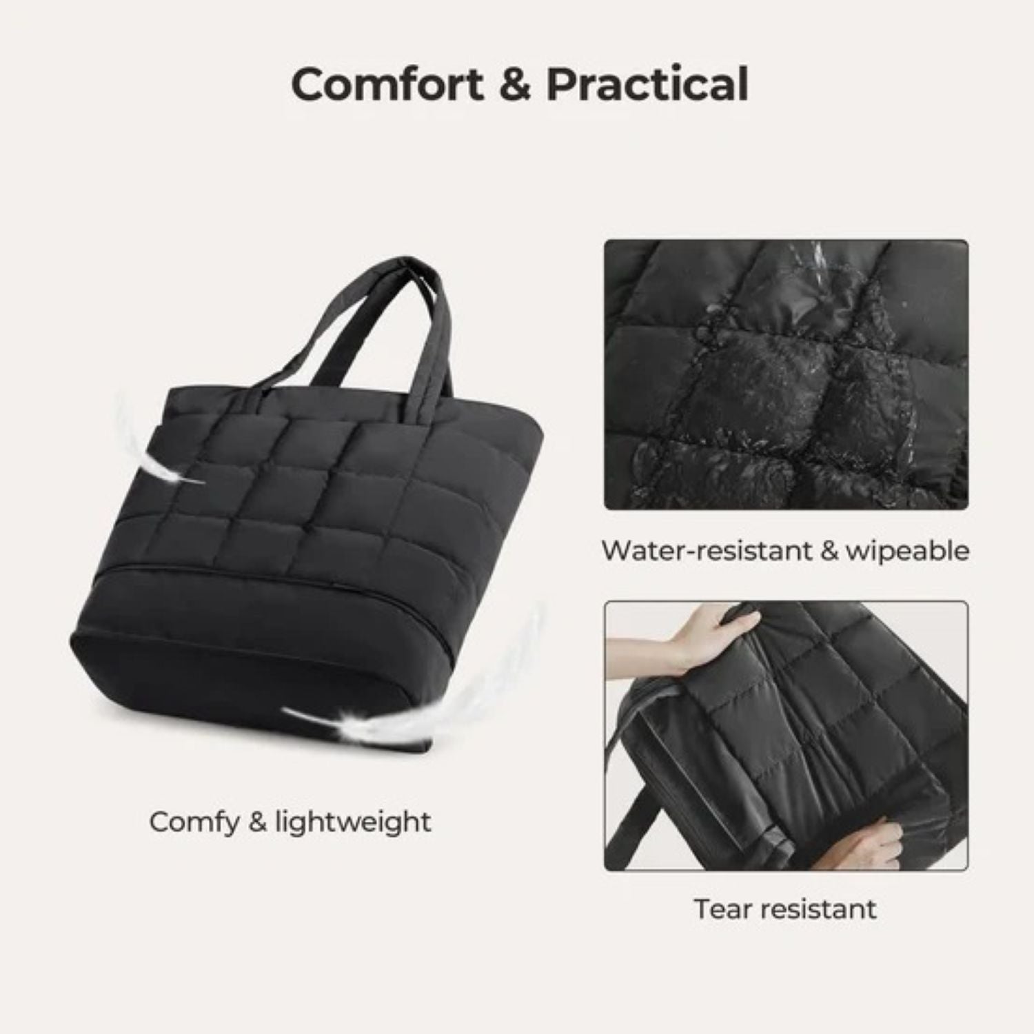 Bagsmart Bubble Puffer Tote 22L - 28L