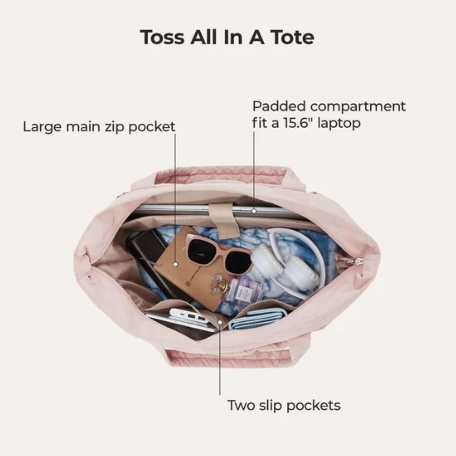 Bagsmart Bubble Puffer Tote 22L - 28L