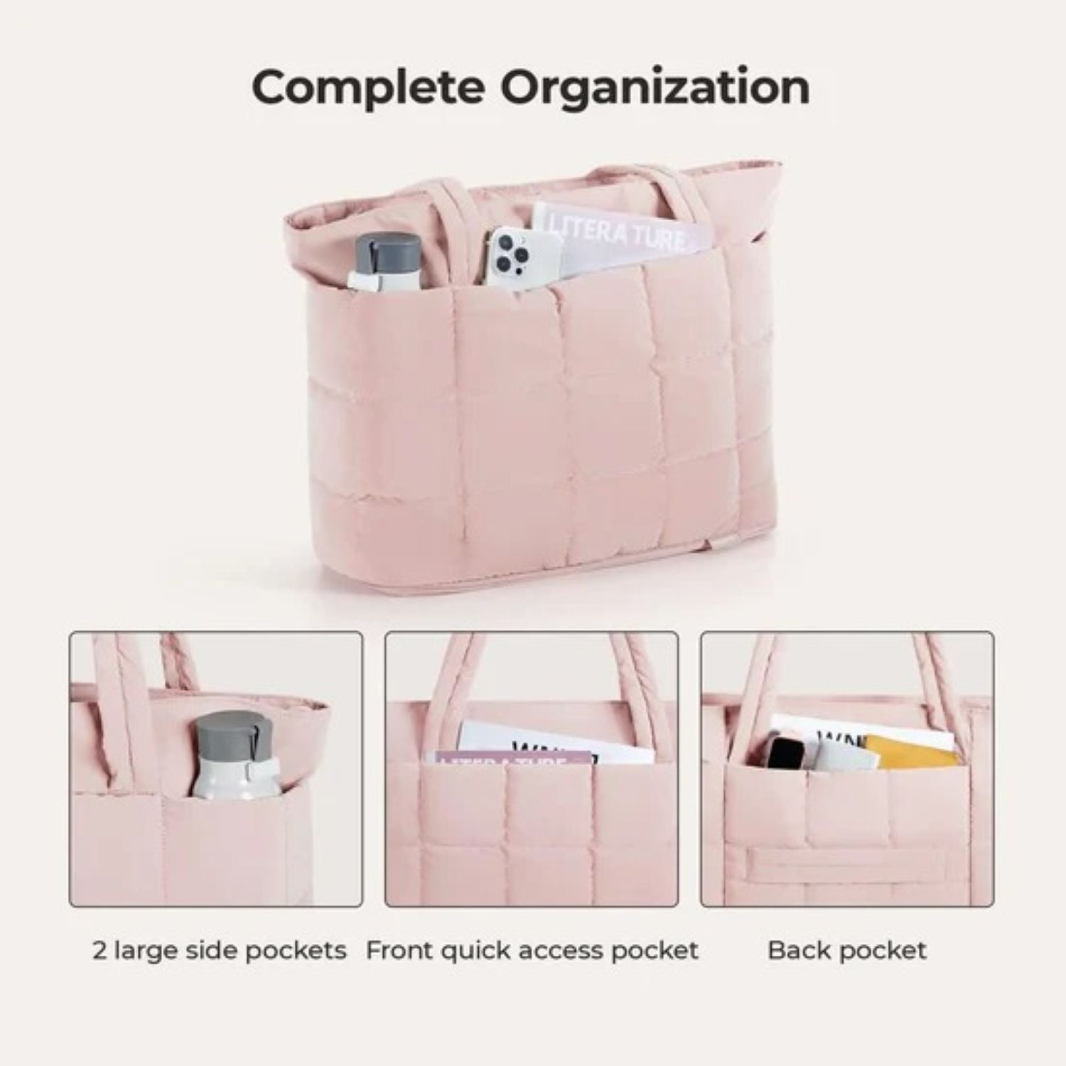 Bagsmart Bubble Puffer Tote 22L - 28L