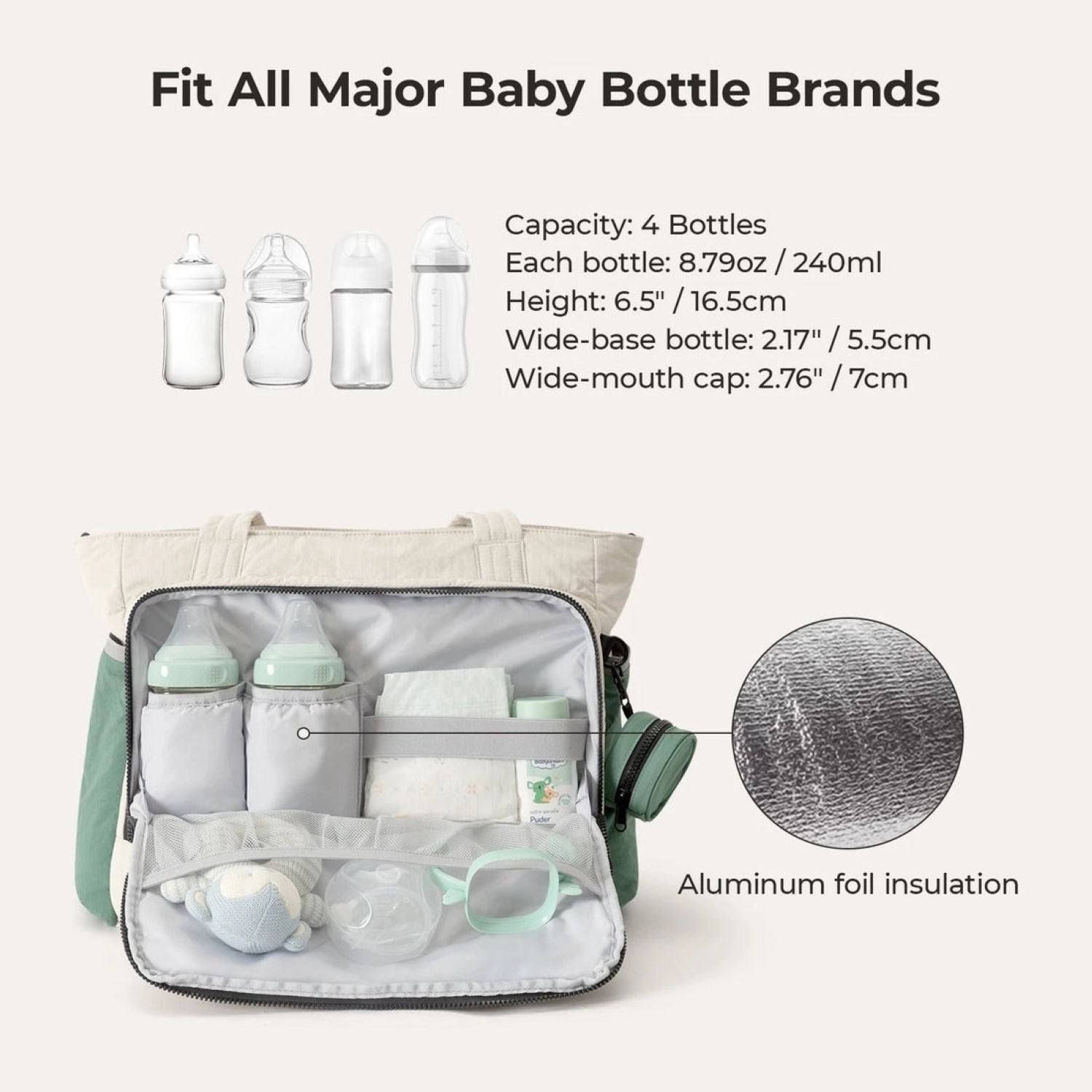 Bagsmart Paz Diaper Tote 25L