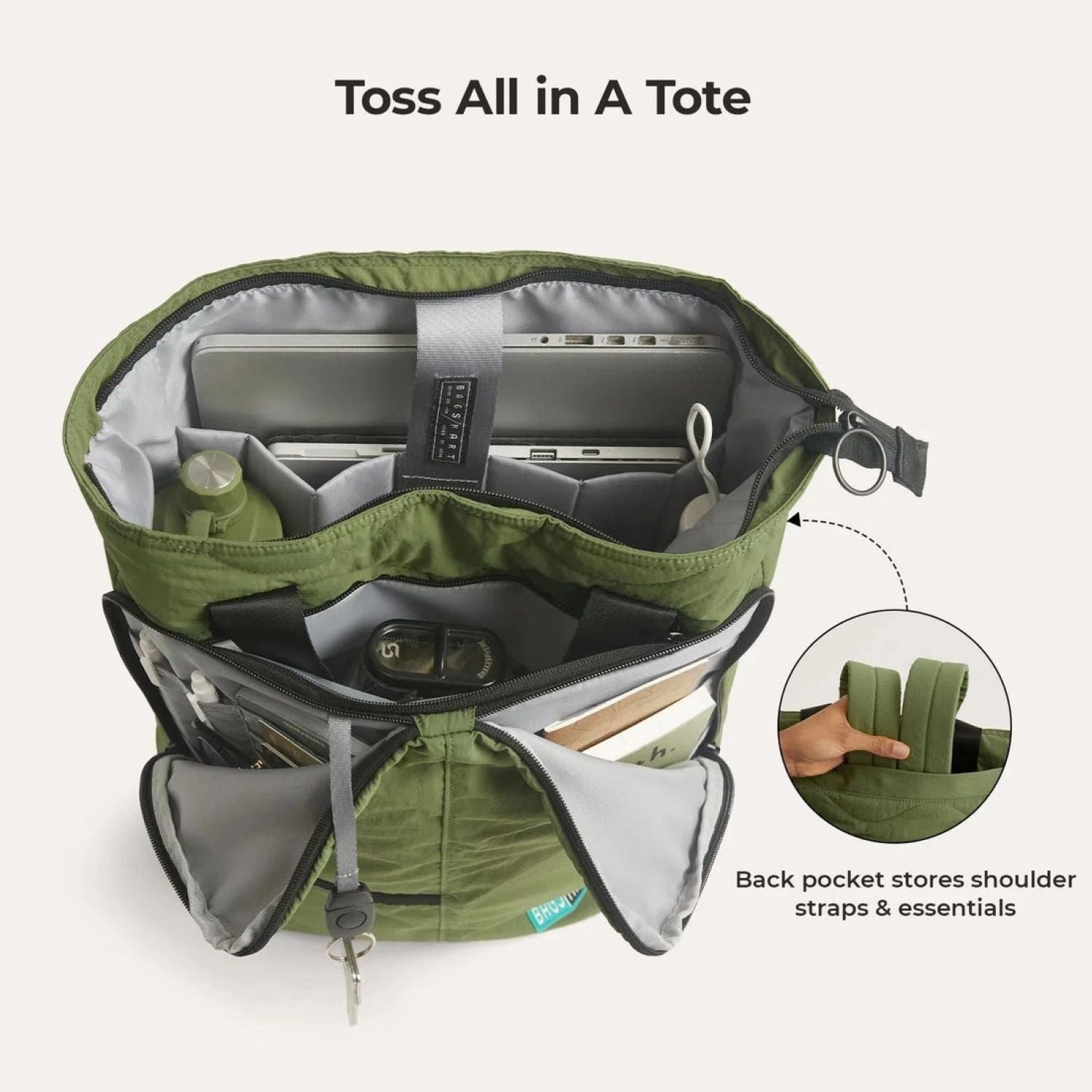 Bagsmart Paz Laptop Totepack 20L