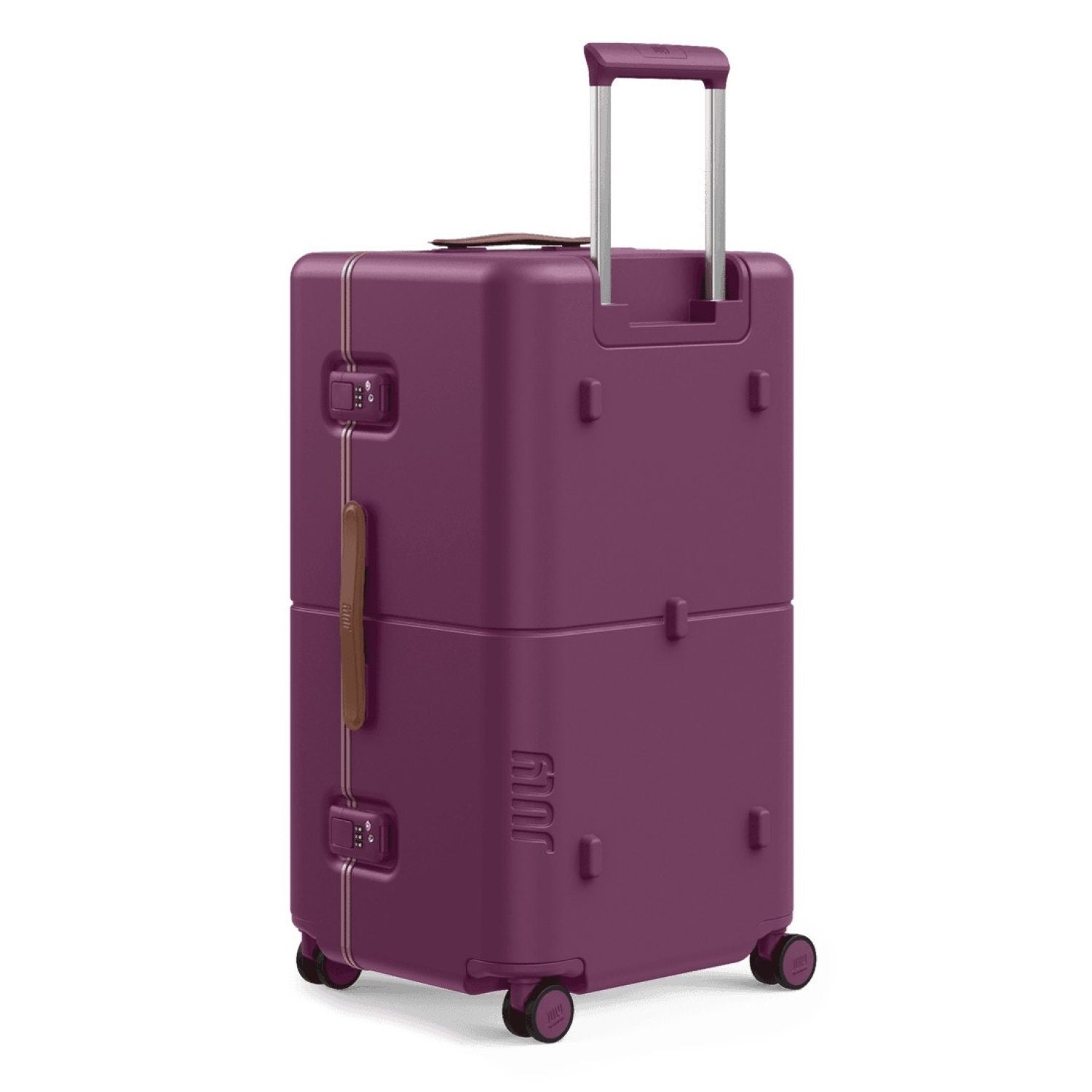 July Checked Trunk Polycarbonate Frame 28" Luggage (SA)