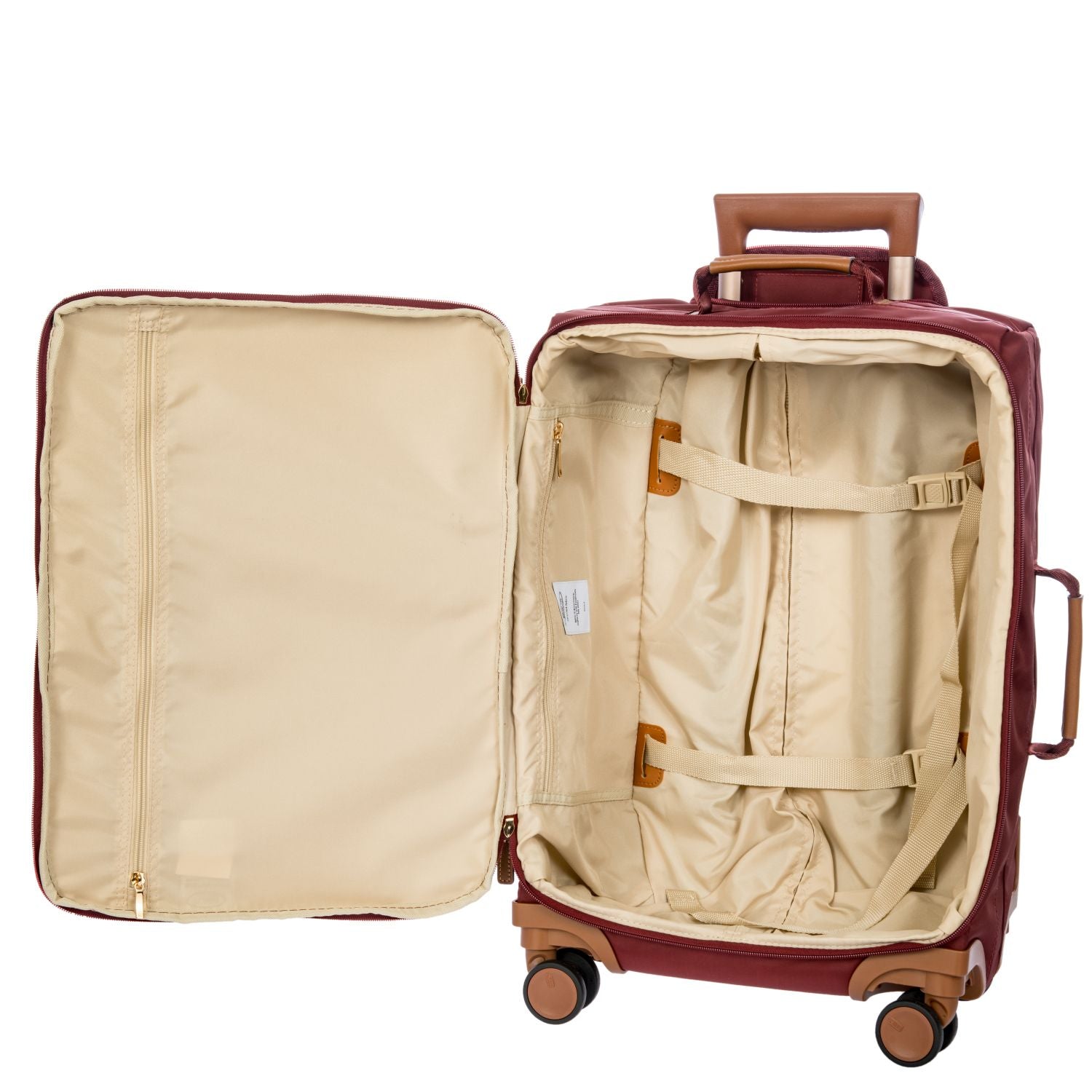 BRIC'S X-Travel 22" Carry On Luggage With Front Access Opening Spinner