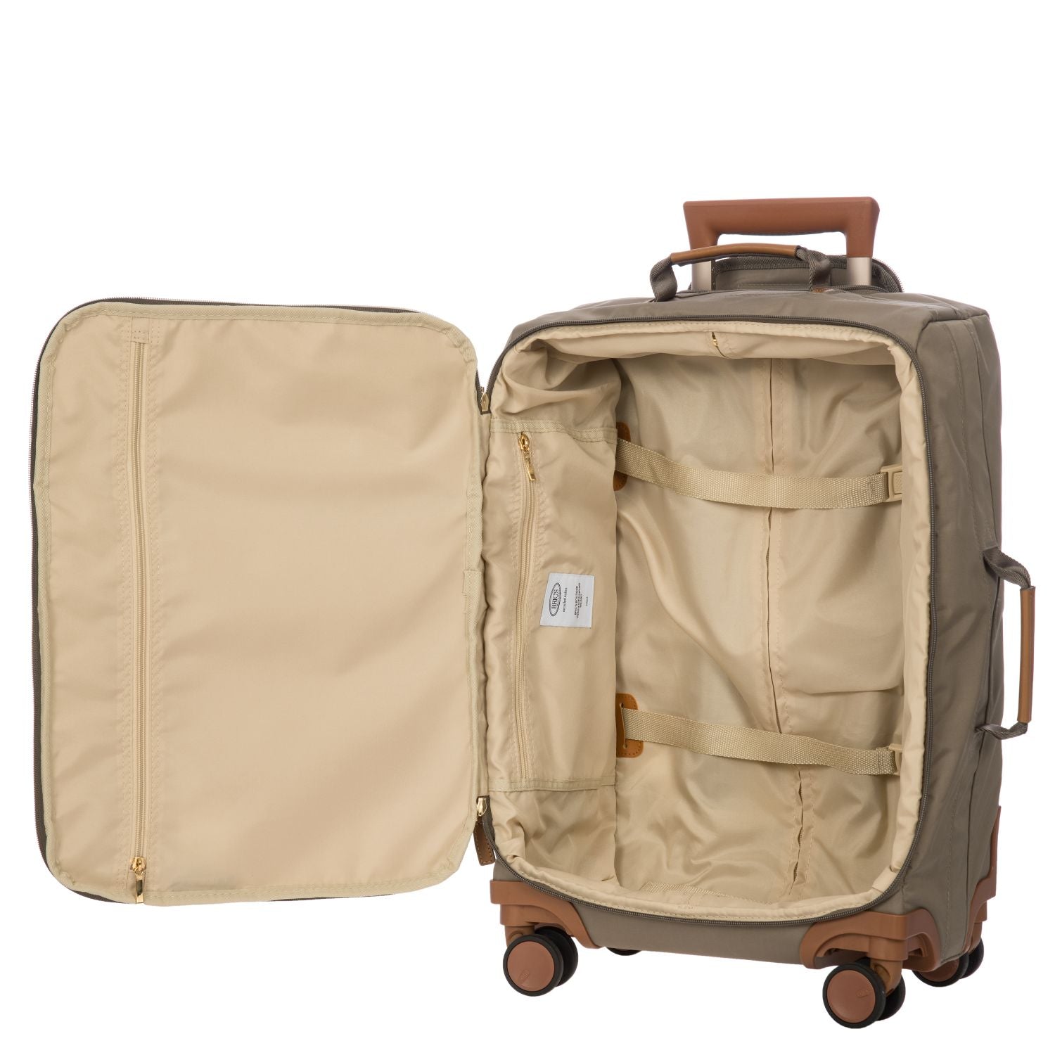 BRIC'S X-Travel 22" Carry On Luggage With Front Access Opening Spinner