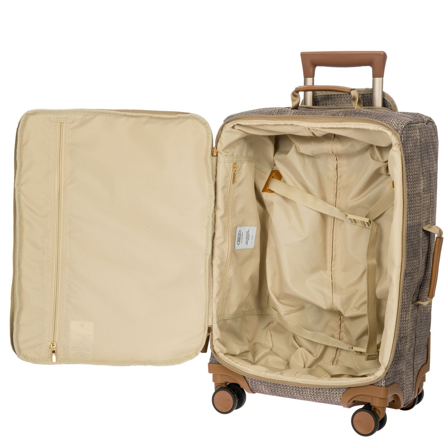 BRIC'S X-Travel 22" Carry On Luggage With Front Access Opening Spinner