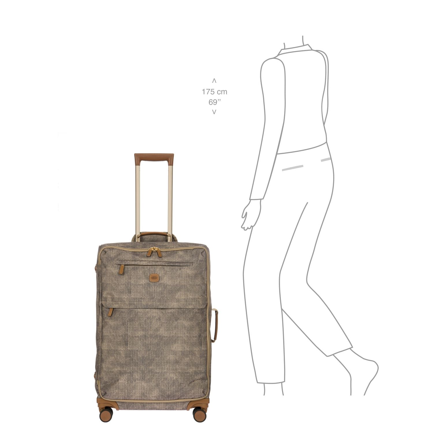 BRIC'S X-Travel 28" Medium Luggage With Front Access Opening Spinner