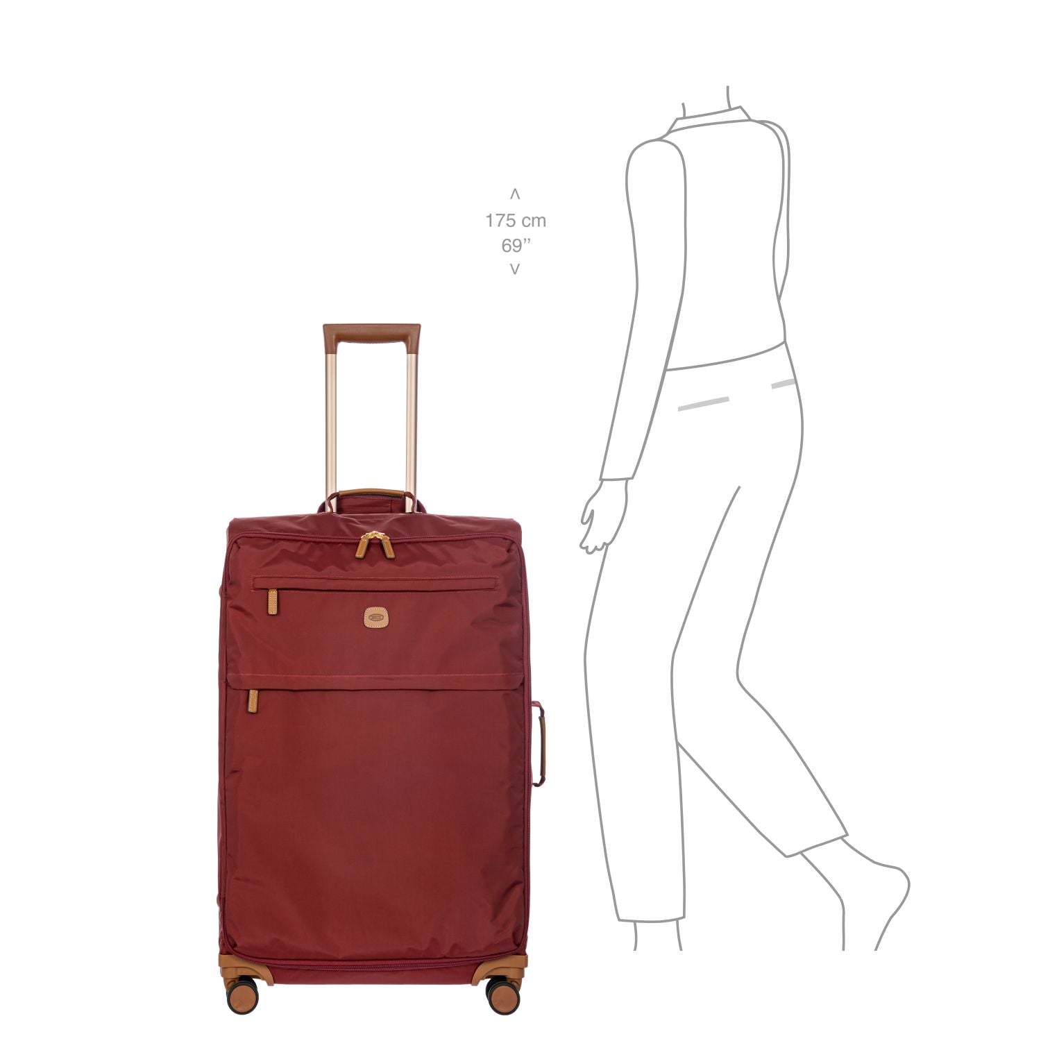 BRIC'S X-Travel 30" Large Luggage With Front Access Opening Spinner