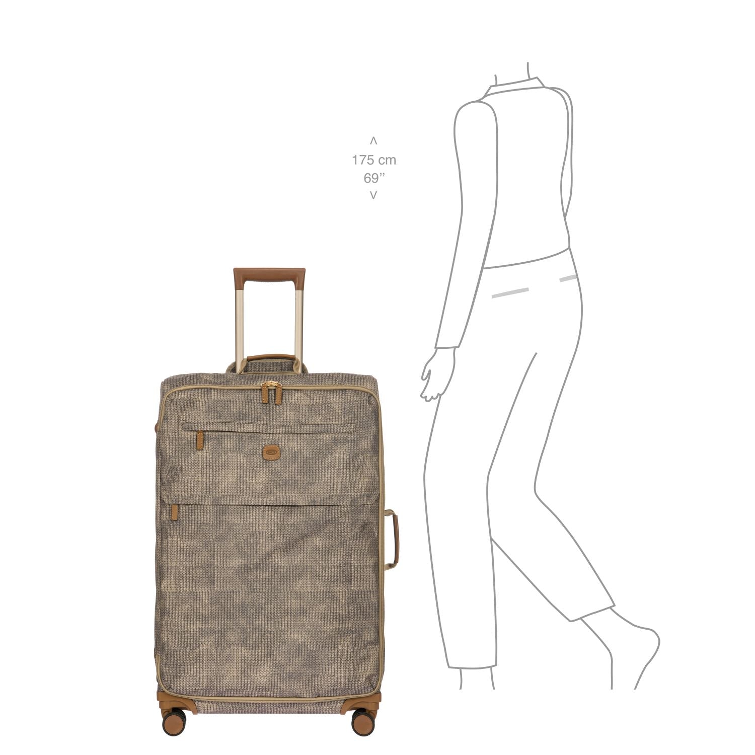 BRIC'S X-Travel 30" Large Luggage With Front Access Opening Spinner