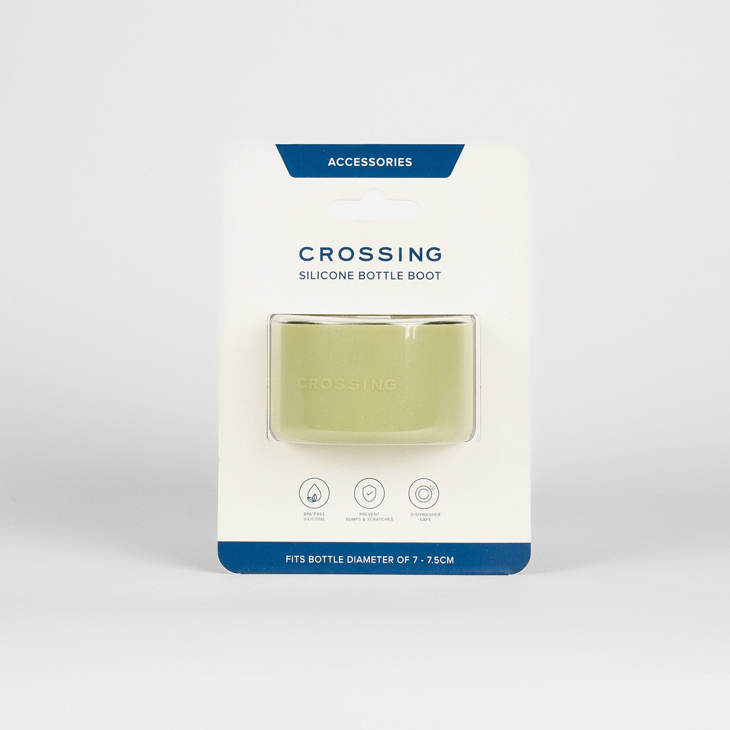 Crossing Silicone Water Bottle Boot - Fits Diameter 7-7.5cm (550ml) Blistered Pack