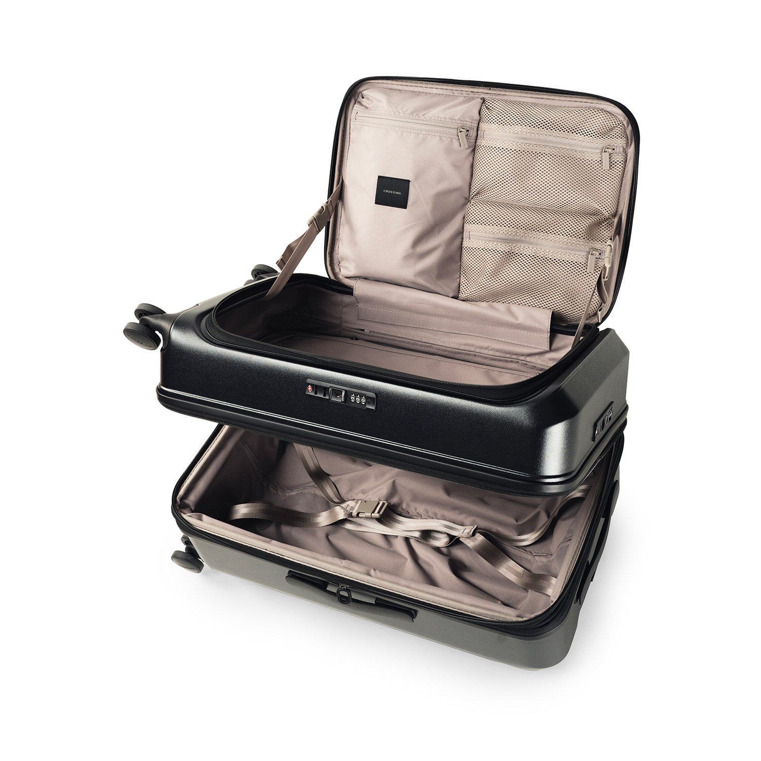CROSSING INVI TRUNK 26" Medium Expandable Luggage With Front & Middle Access