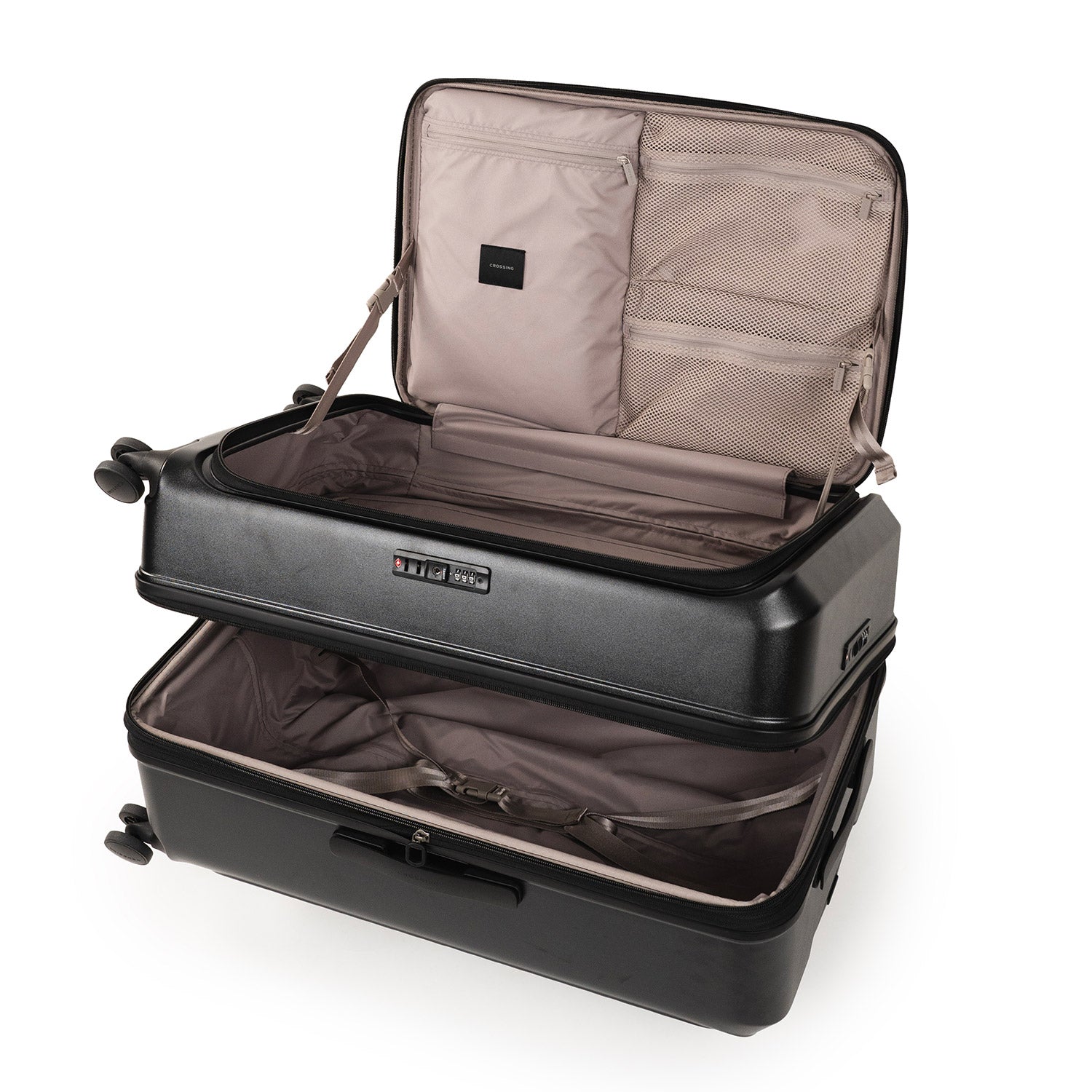 CROSSING INVI TRUNK 30" Large Expandable Luggage With Front & Middle Access