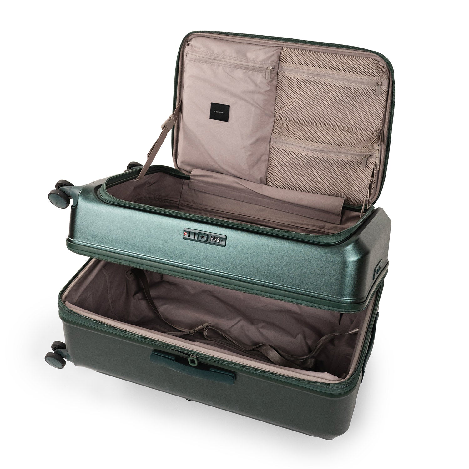 CROSSING INVI TRUNK 30" Large Expandable Luggage With Front & Middle Access