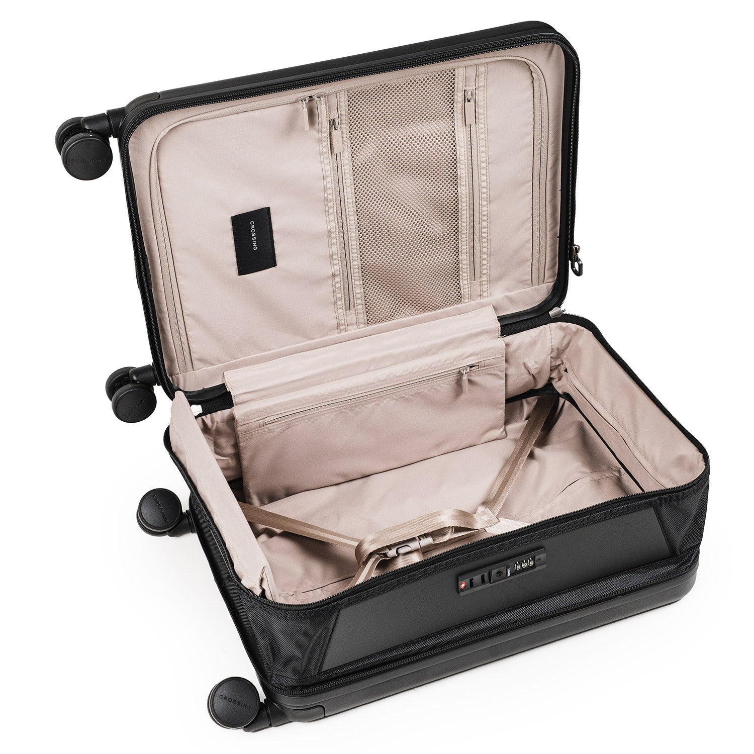 Crossing Ori Collapsible Polycarbonate Carry On 20" Luggage