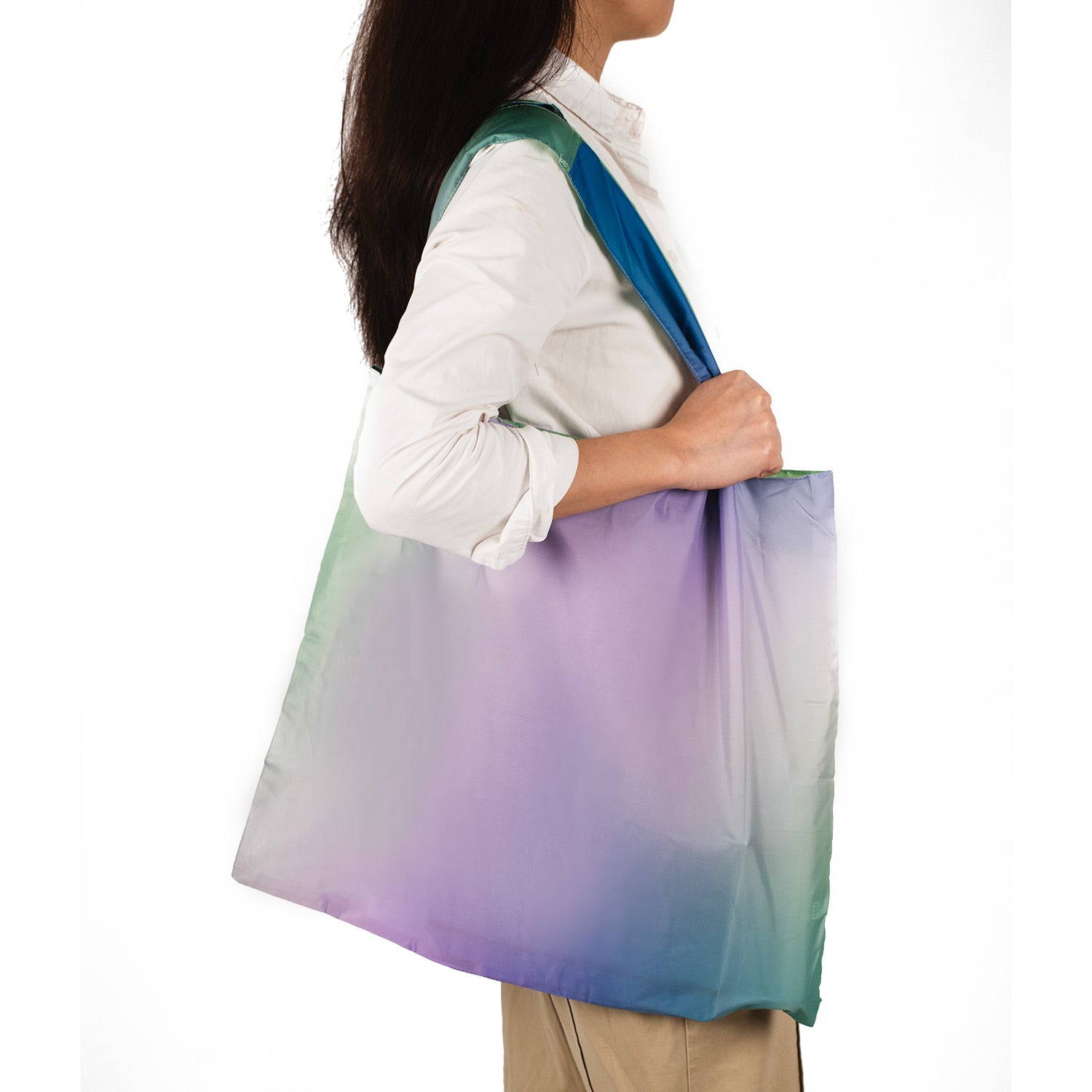 Crossing Recycled Foldable Bag - Ombre Dream