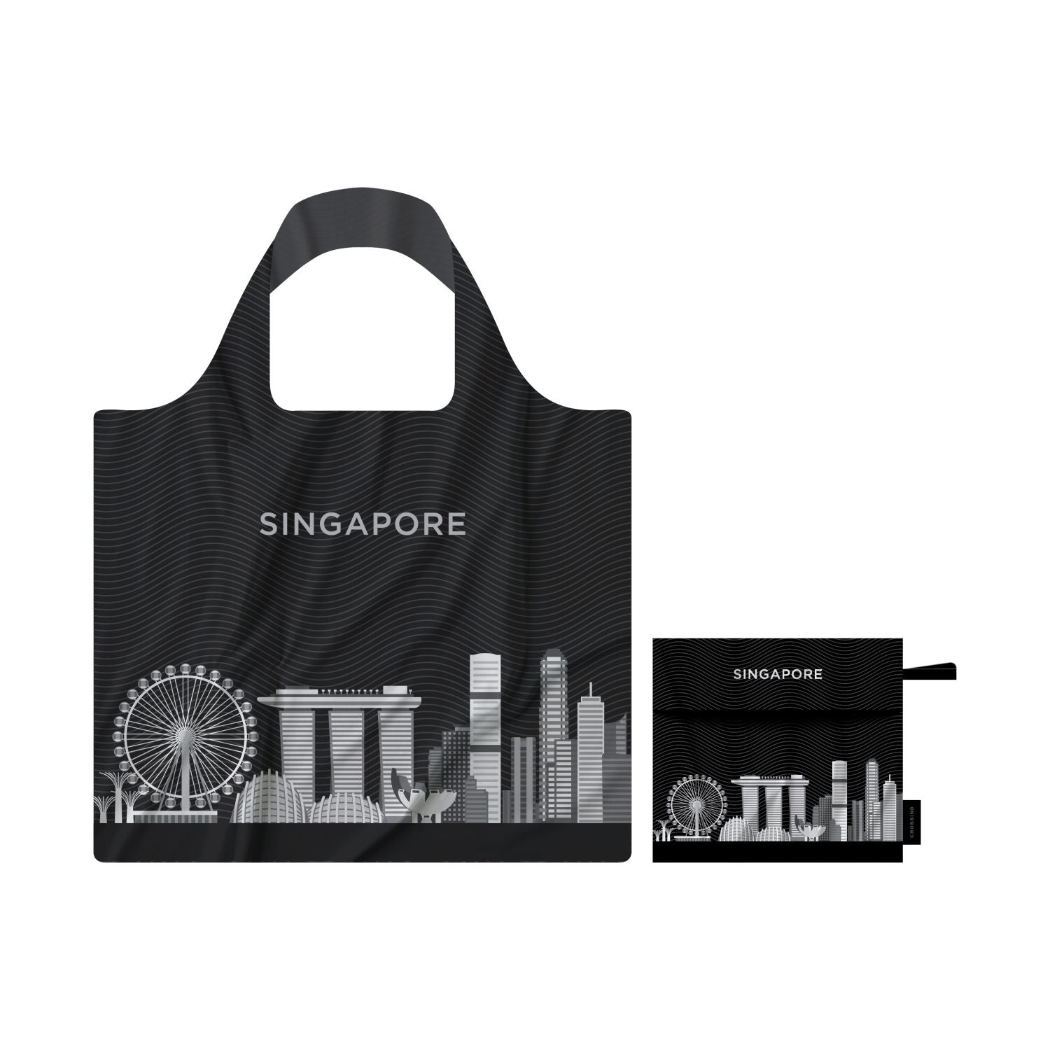 Crossing Recycled Foldable Tote Bag