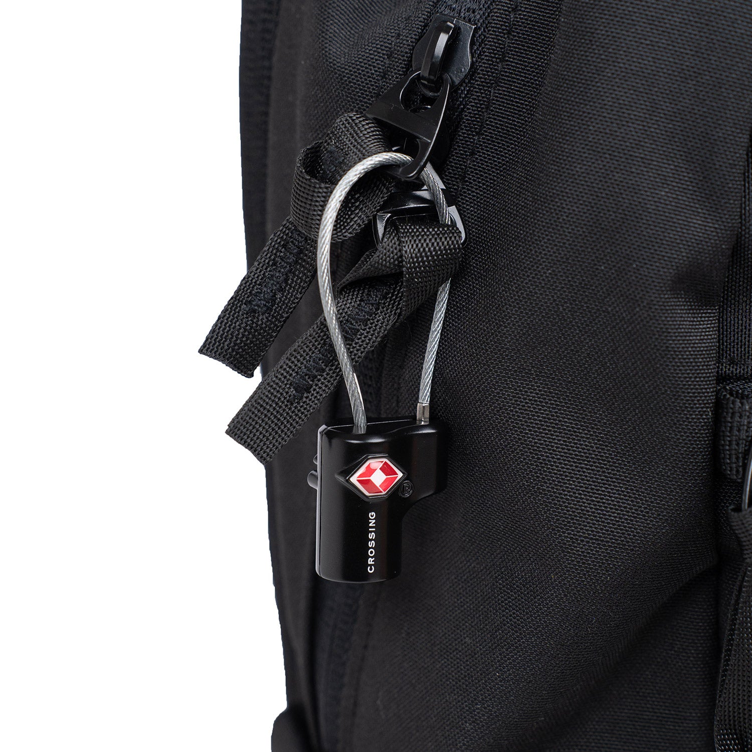 Crossing TSA Travel Cable Lock With Keys