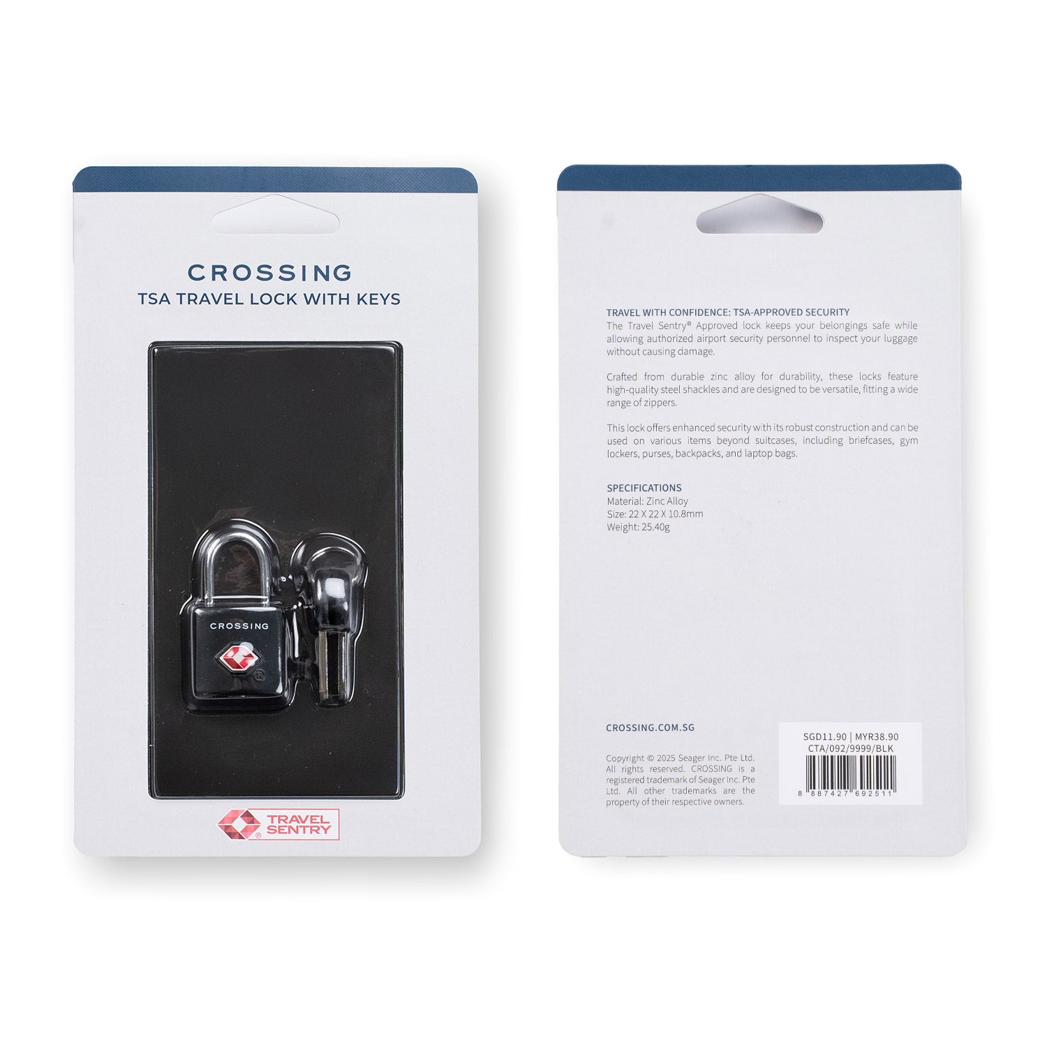 Crossing TSA Travel Lock With Keys