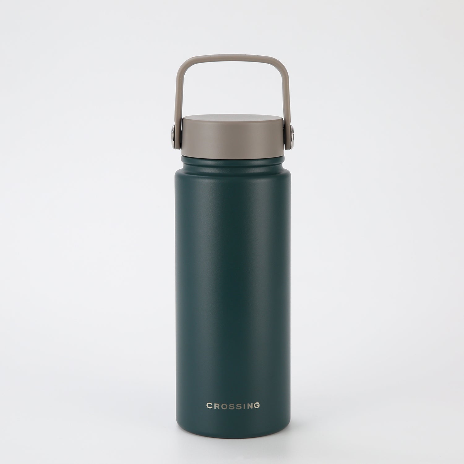Crossing Urban Ceramic S/S Insulated Flat Cap Bottle With Handle 600ml (SA)