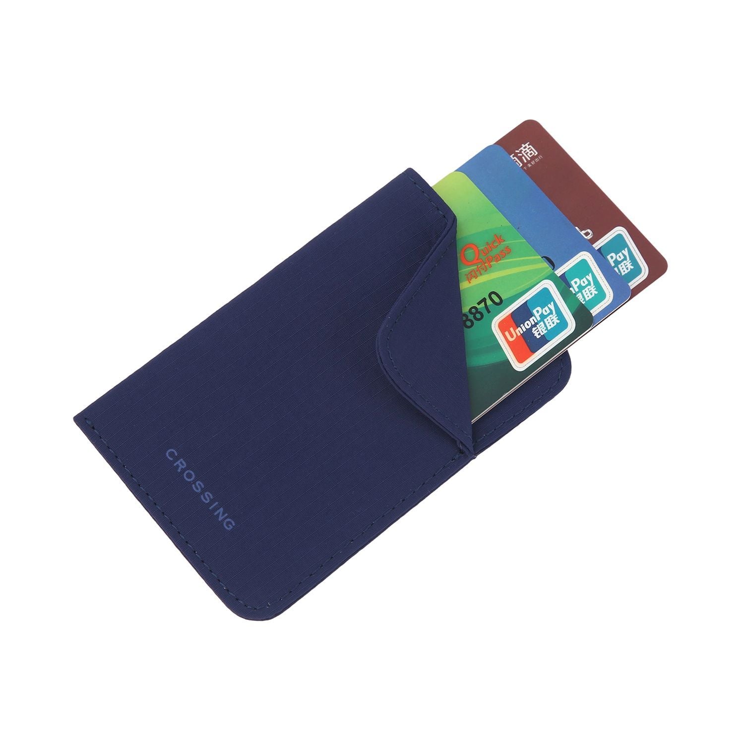 Crossing Waterproof Checked Nylon Card Sleeve RFID