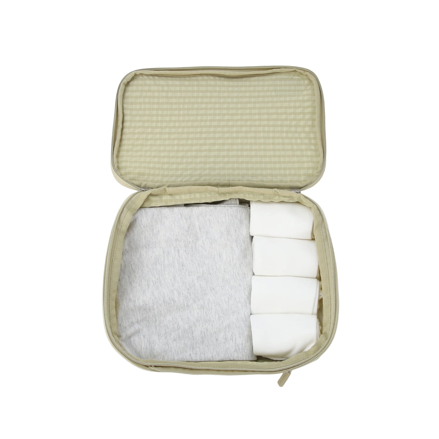 Crossing Waterproof Rayon Checked Compression Packing Cube Set (2-Piece Set)
