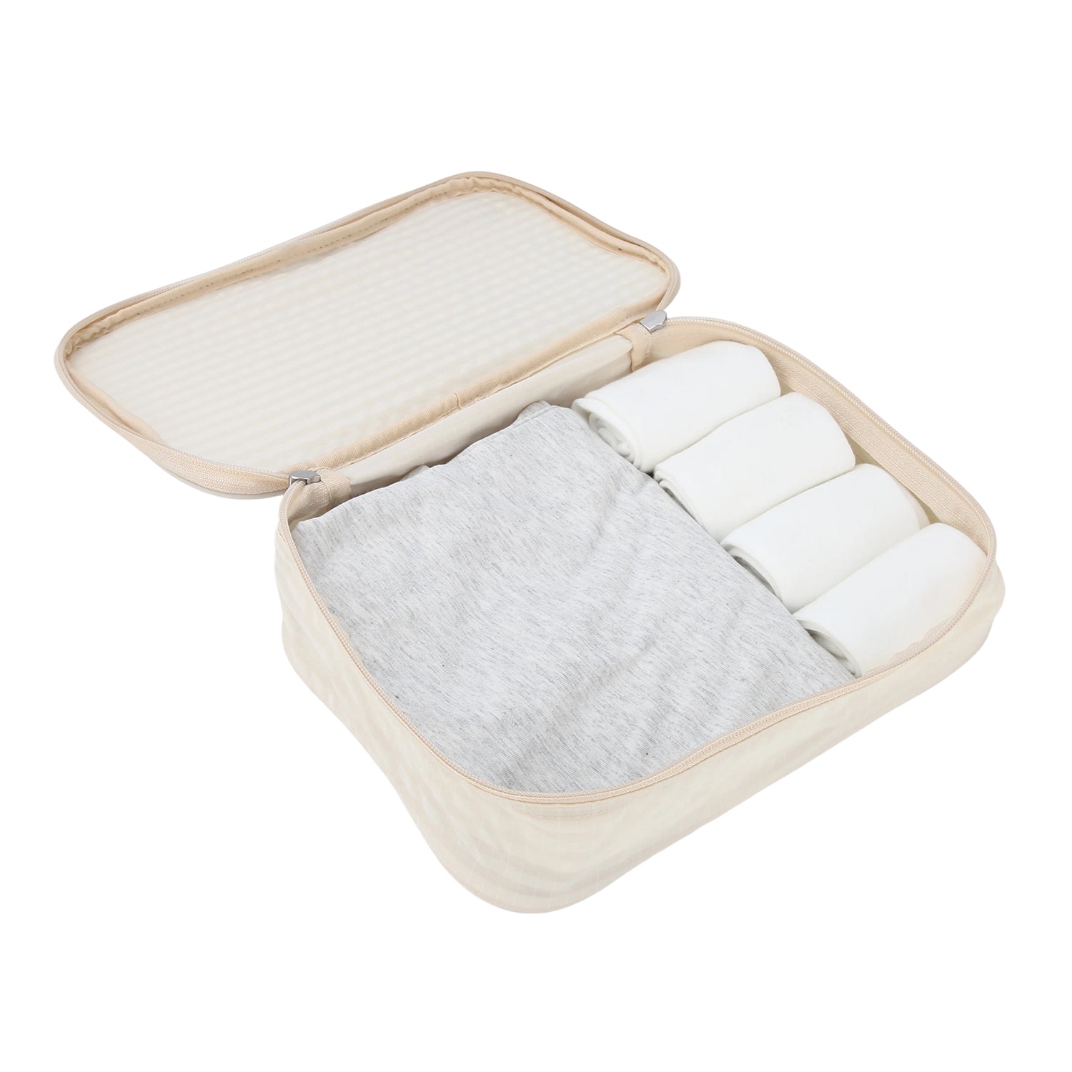 Crossing Waterproof Rayon Checked Packing Cube Set (2-Piece Set)