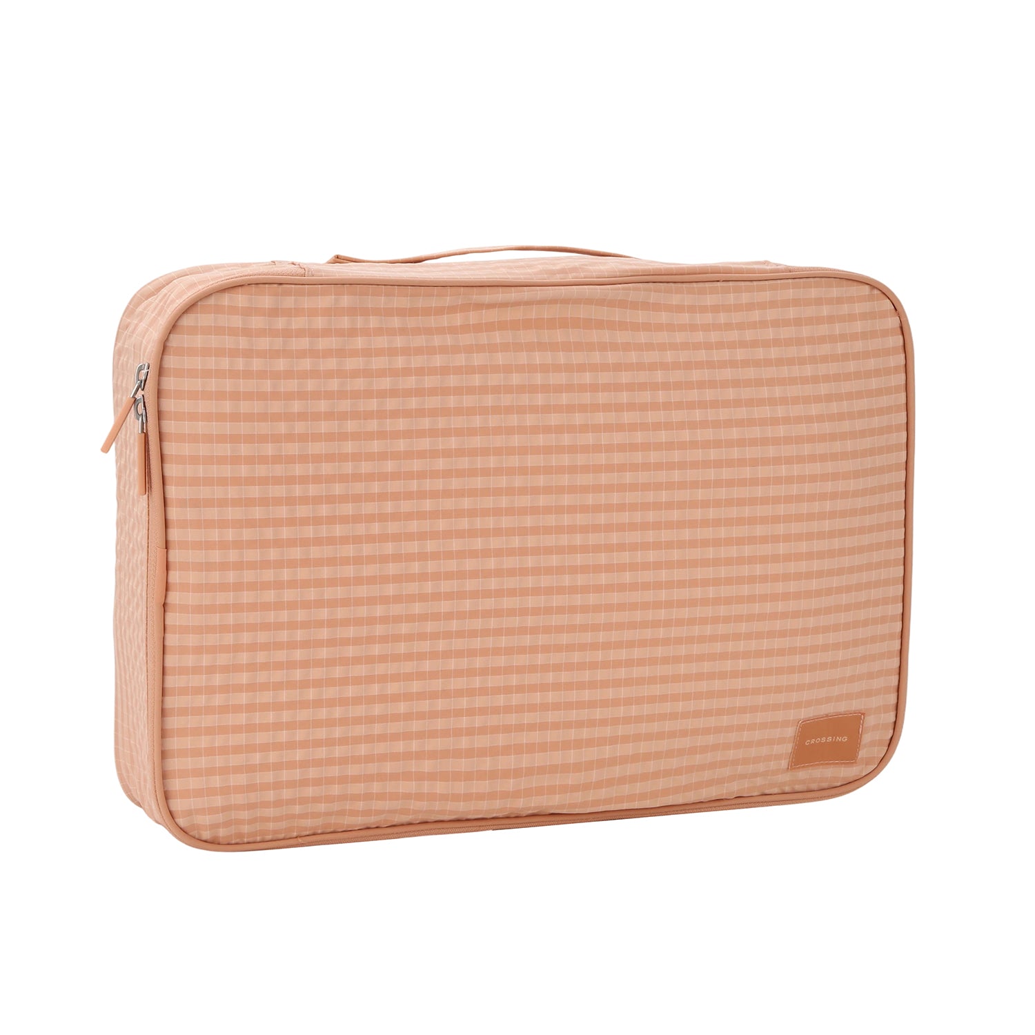 Crossing Waterproof Rayon Checked Packing Cube Set (2-Piece Set)