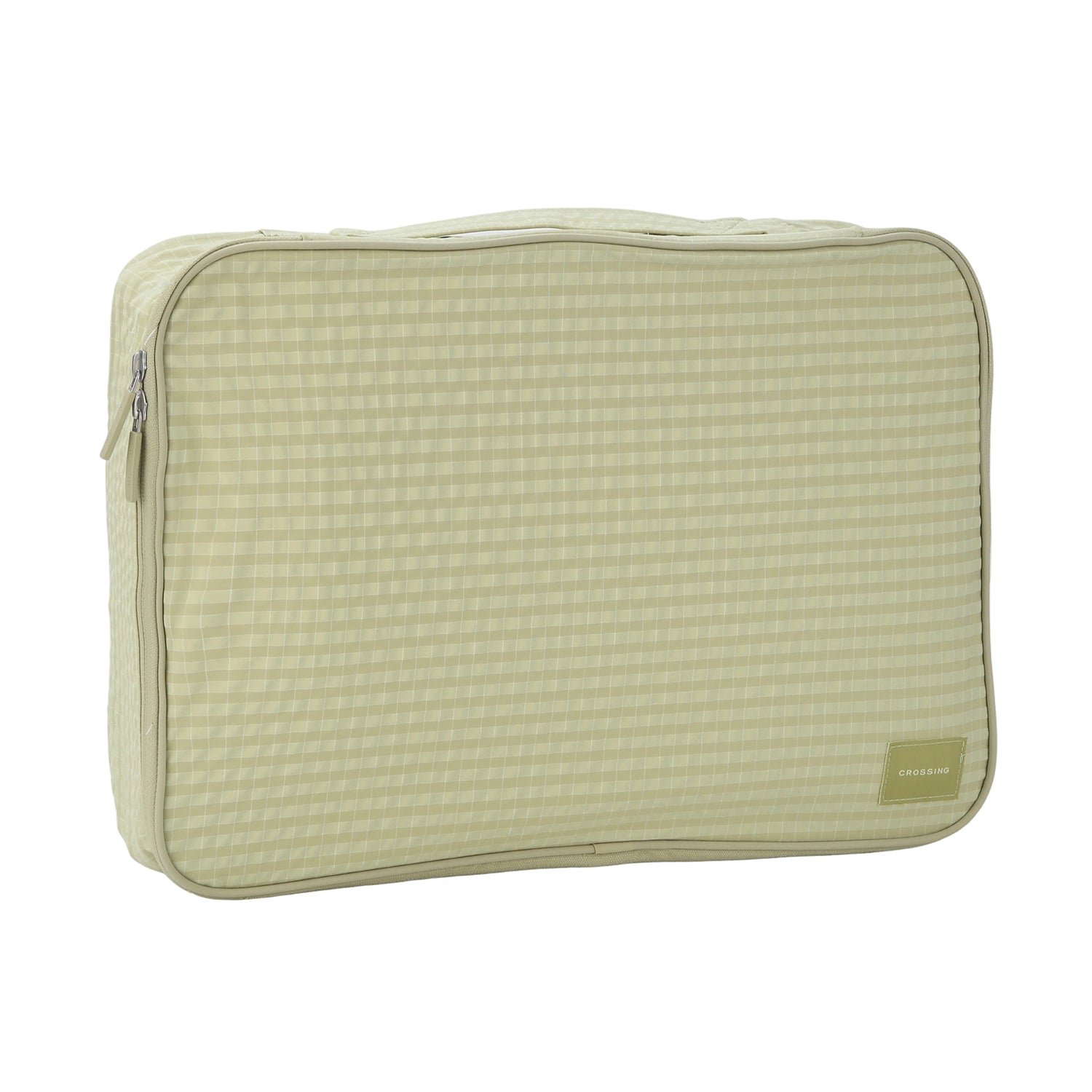 Crossing Waterproof Rayon Checked Packing Cube Set (2-Piece Set)