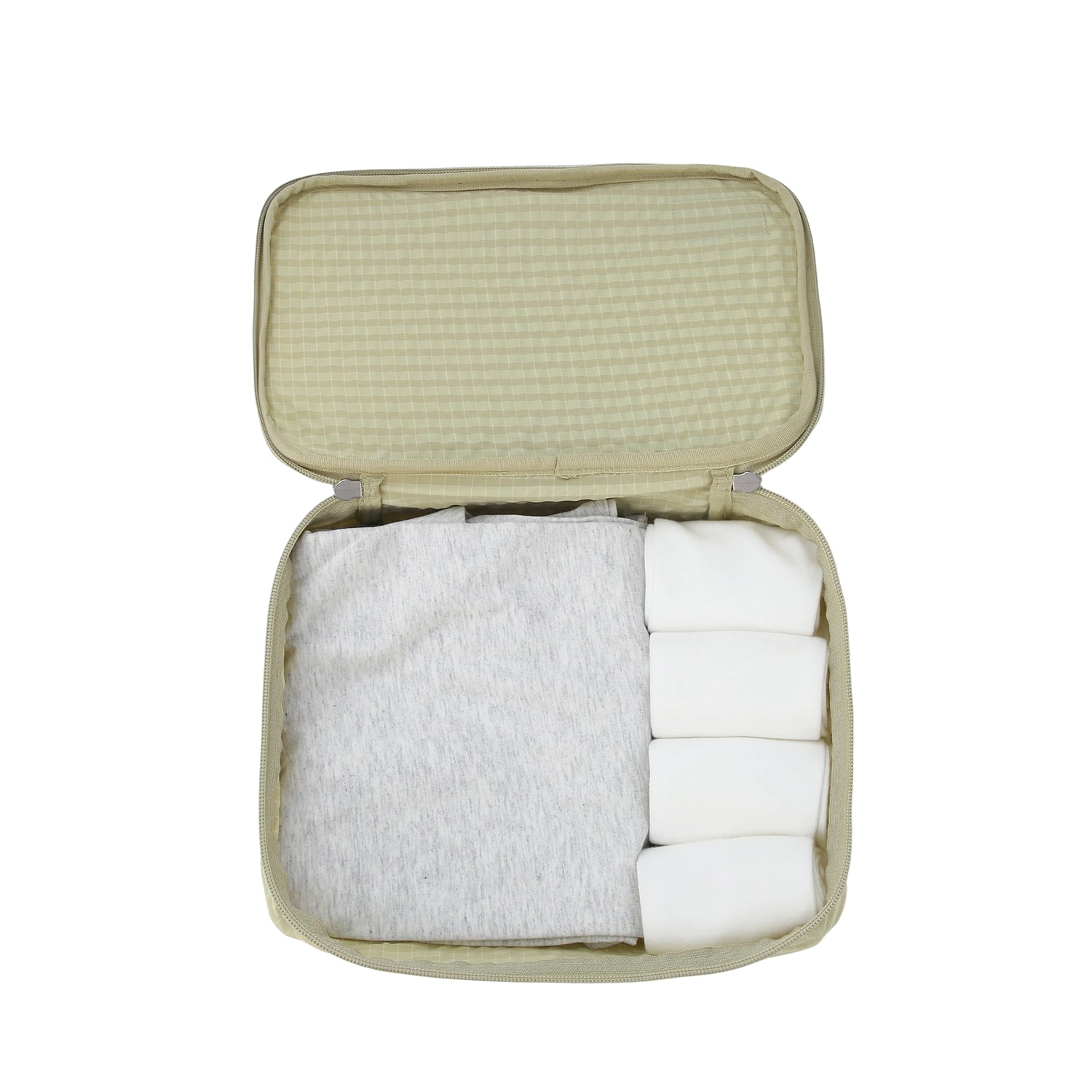 Crossing Waterproof Rayon Checked Packing Cube Set (2-Piece Set)