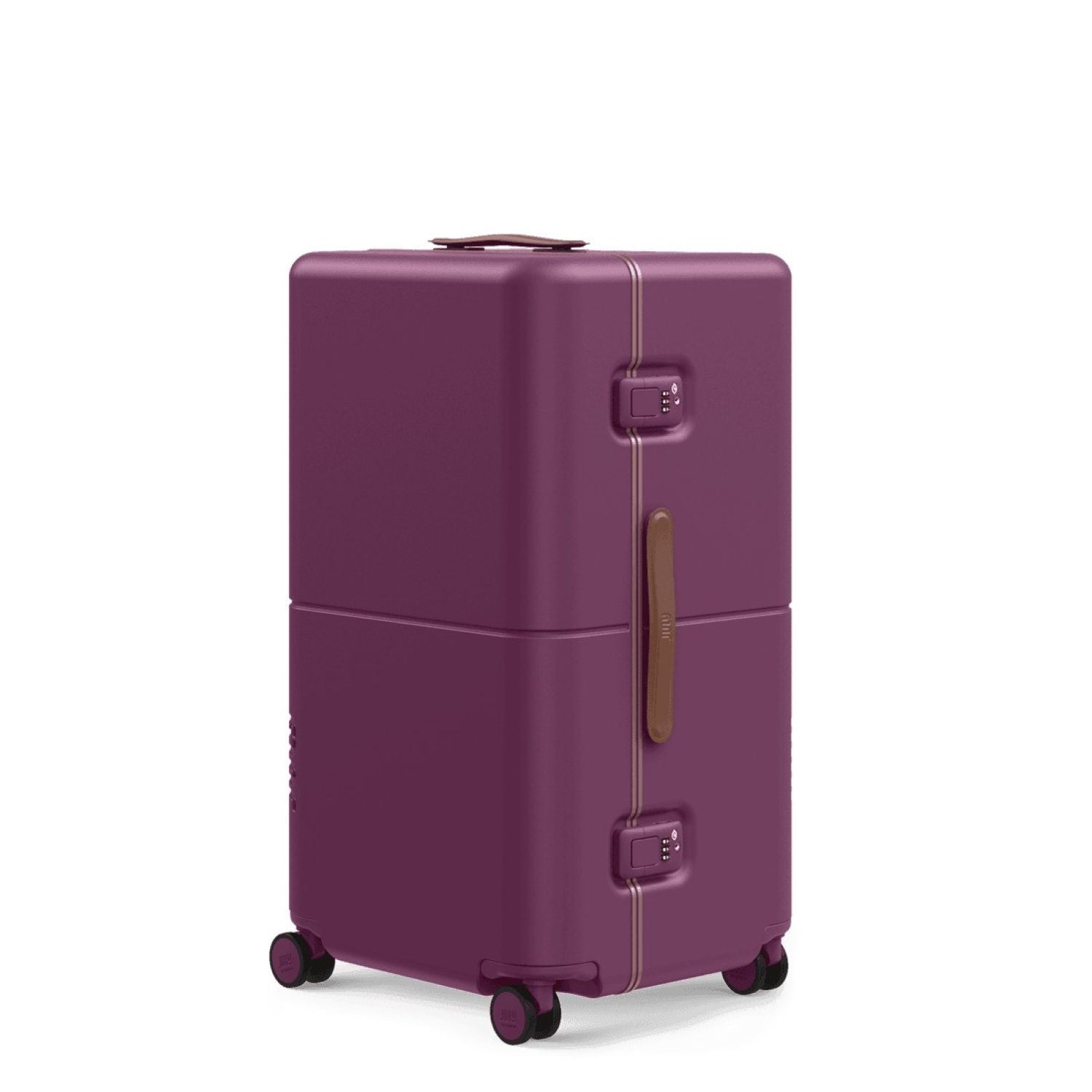 July Checked Trunk Polycarbonate Frame 28" Luggage (SA)