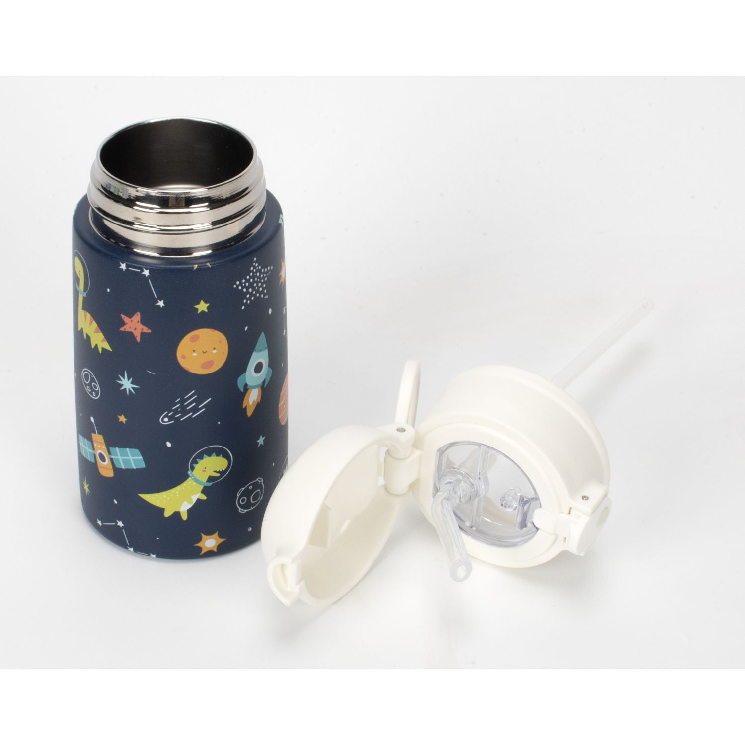 Oasis Kids Water Bottle with Sipper Silicone Straw 400ML (SA)