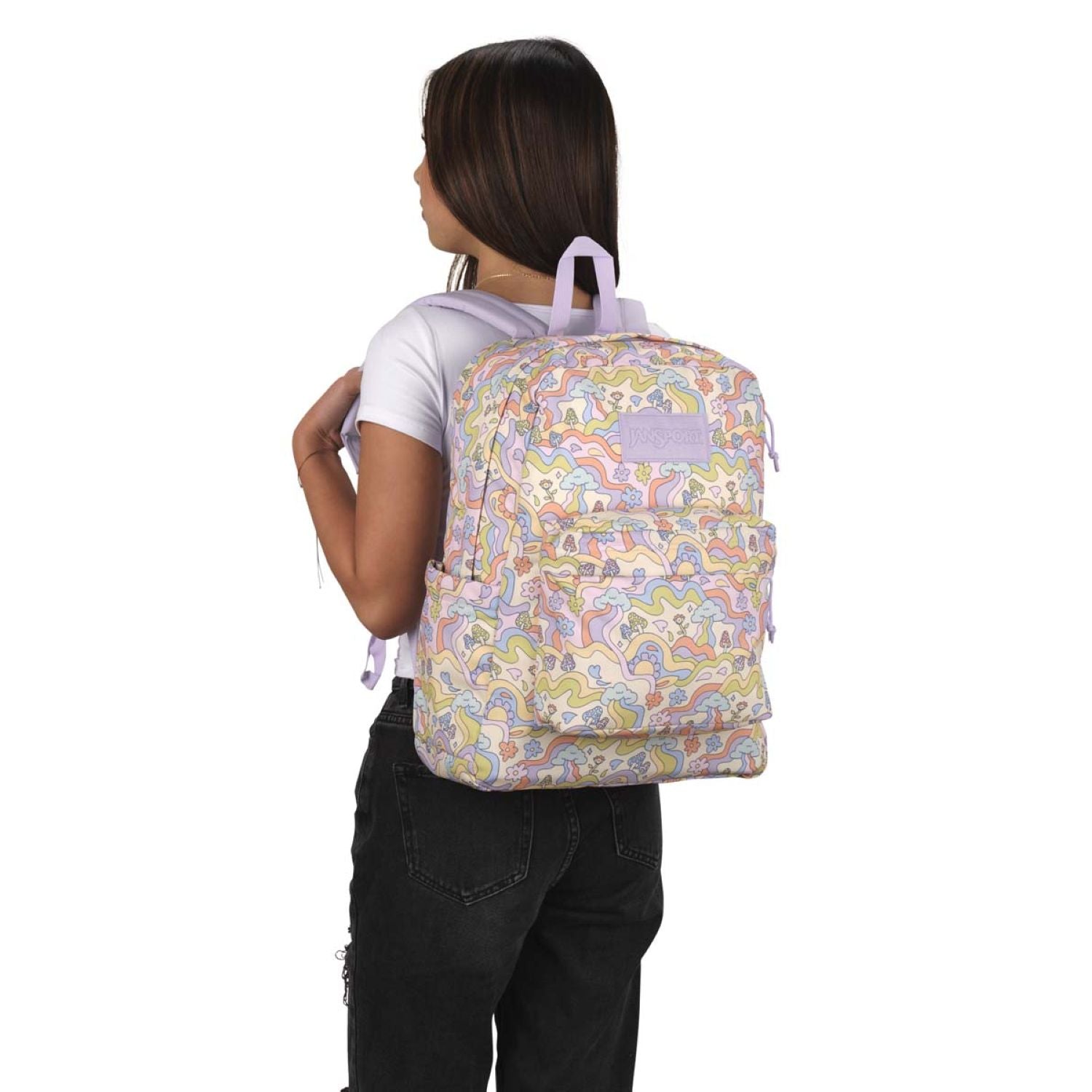 Jansport Superbreak Plus Backpack (Printed 1)