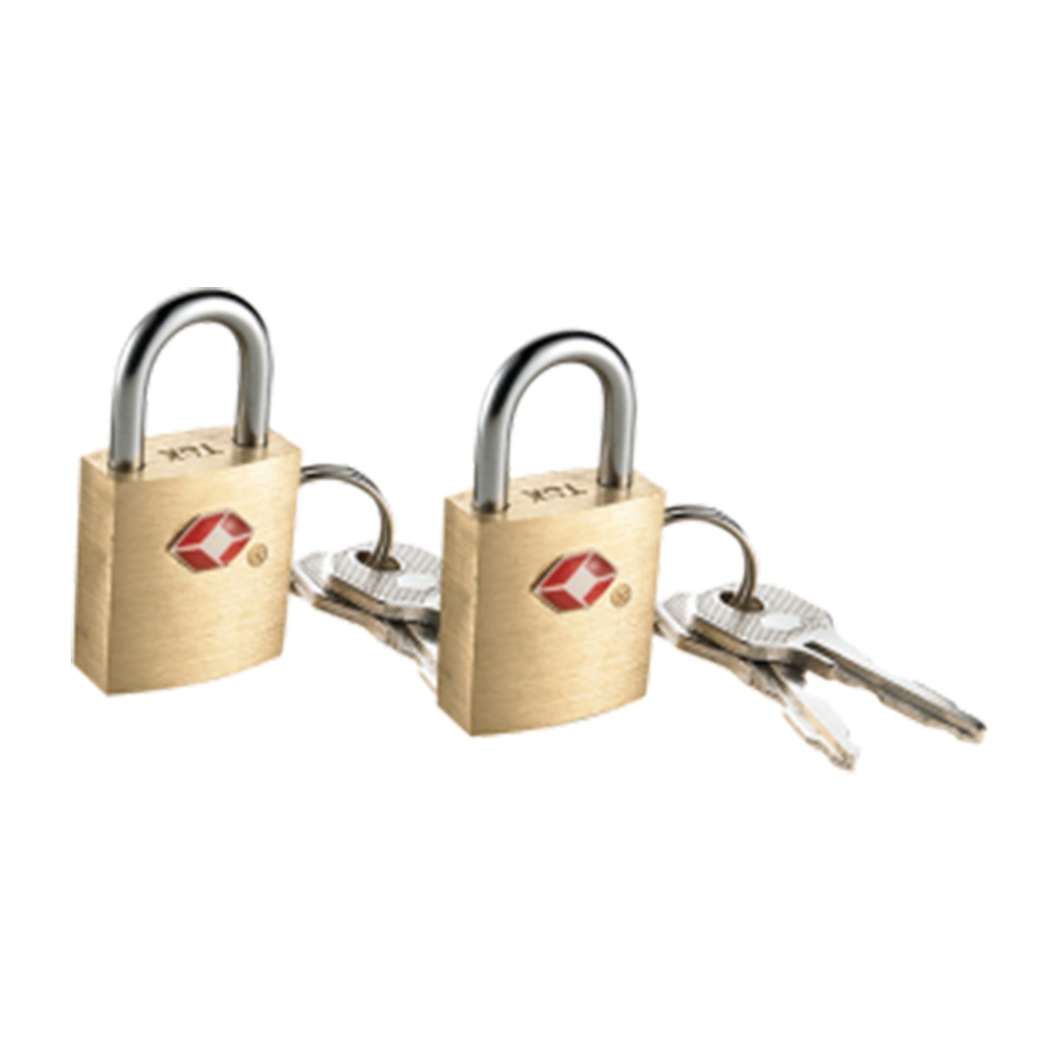 Travel Smart Travel Sentry Approved Small Brass Padlock | Travel Smart