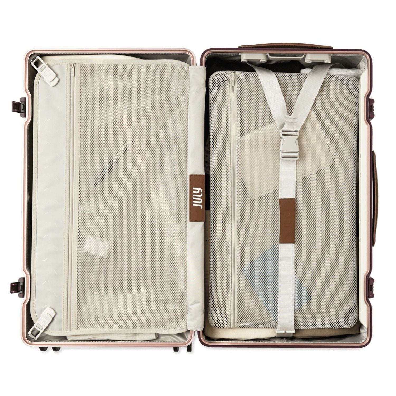 July Checked Trunk Polycarbonate Frame 28" Luggage (SA)