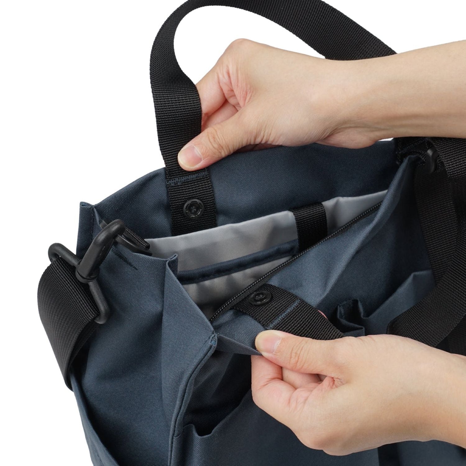 Hellolulu Luke 3 Way Vertical Tote Recycled