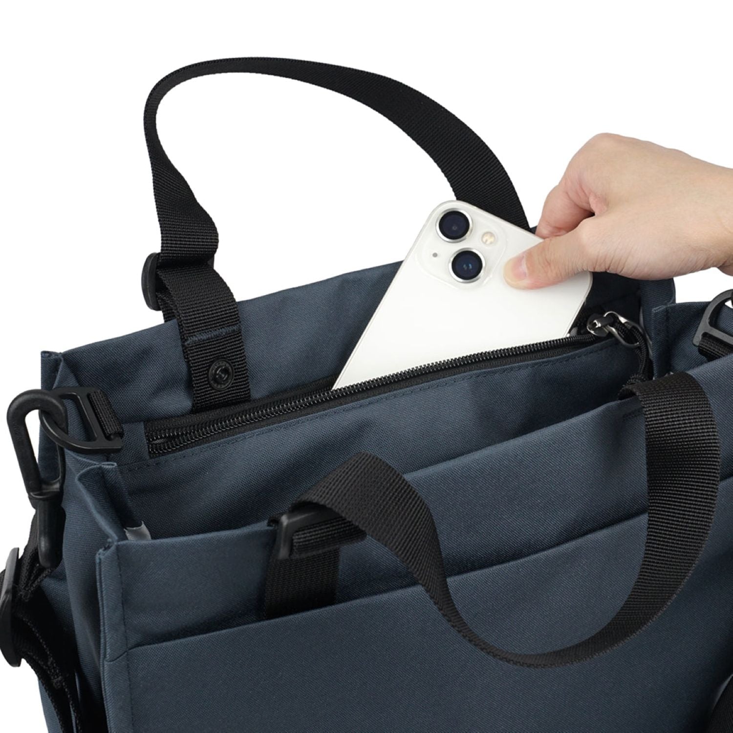 Hellolulu Luke 3 Way Vertical Tote Recycled