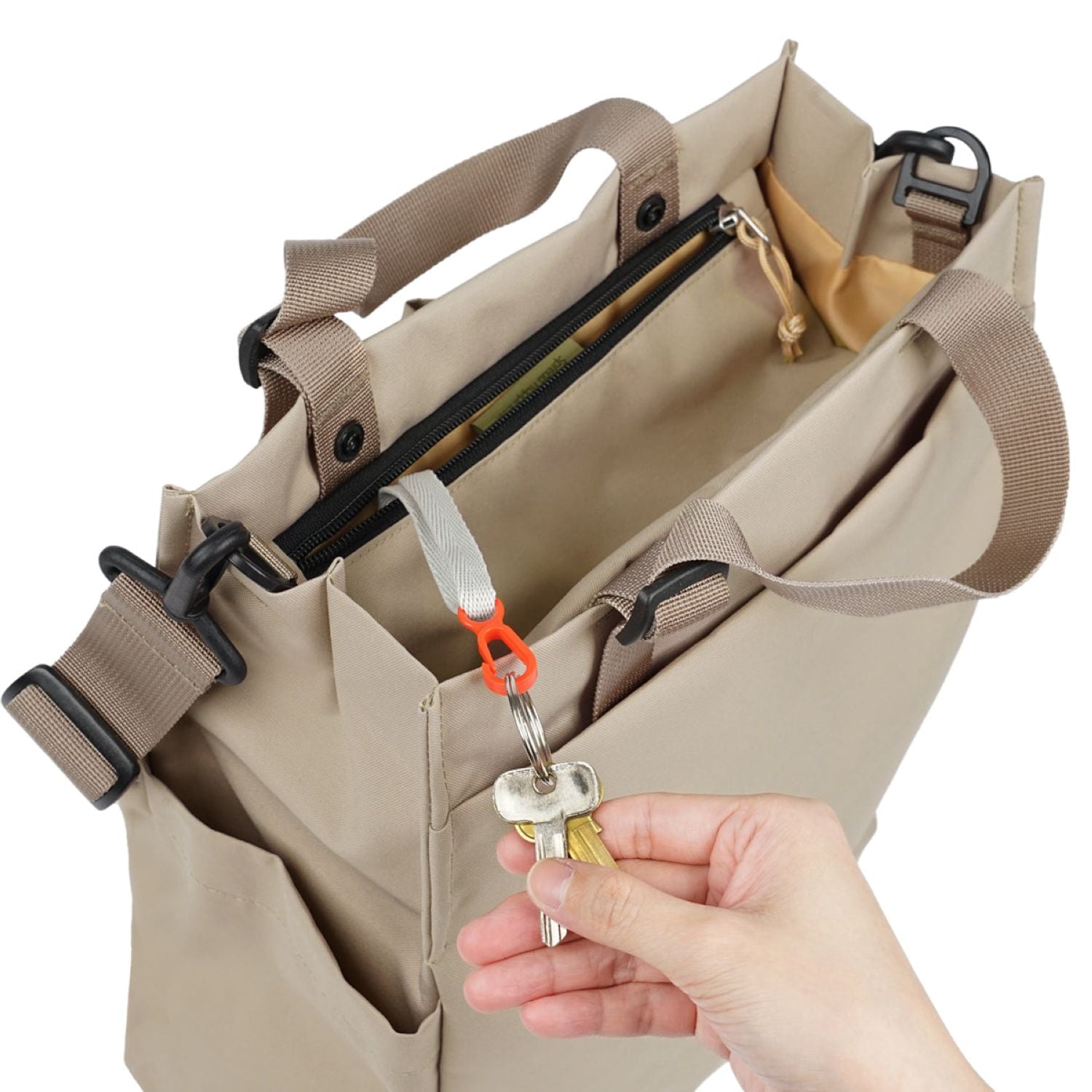 Hellolulu Luke 3 Way Vertical Tote Recycled (SA)