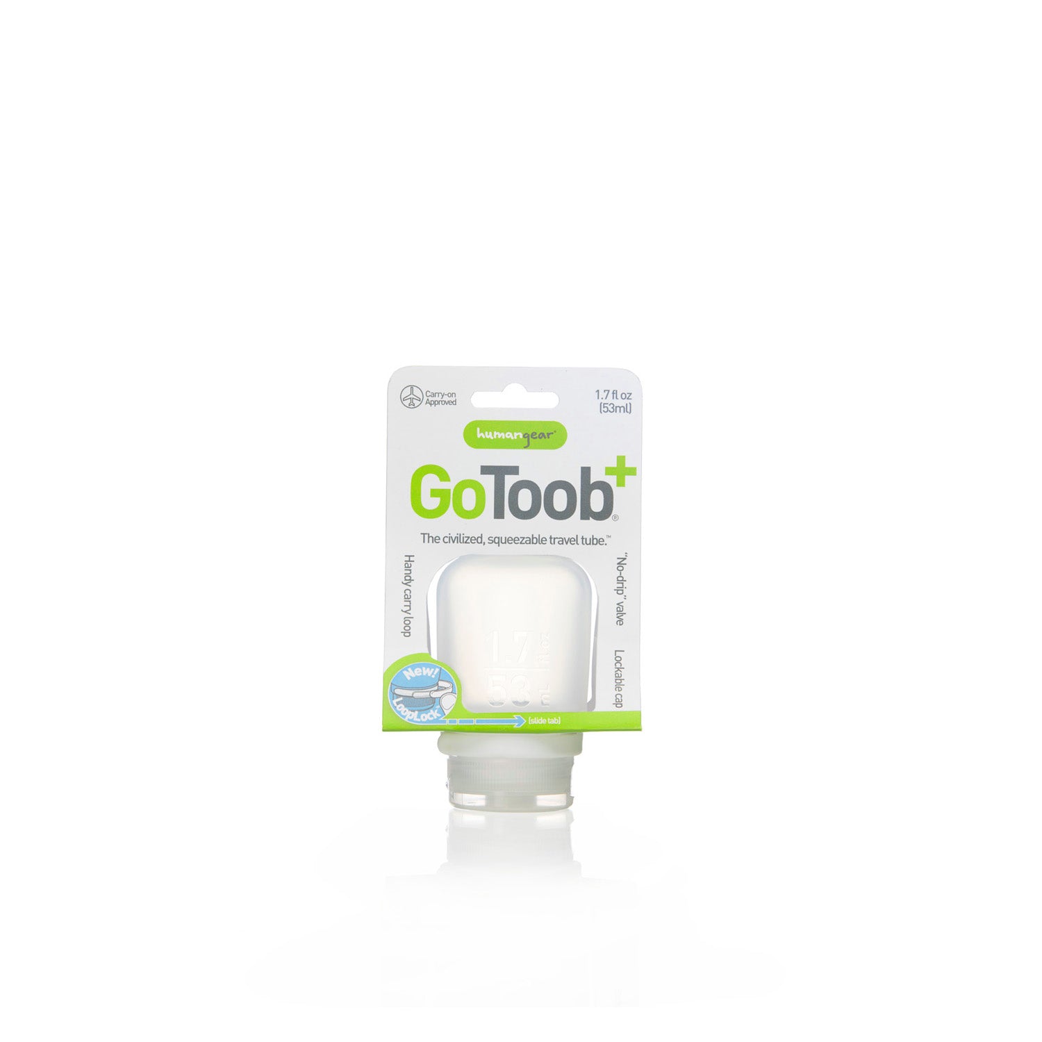 Humangear Small Gotoob Travel Bottle 1.7Oz/53Ml