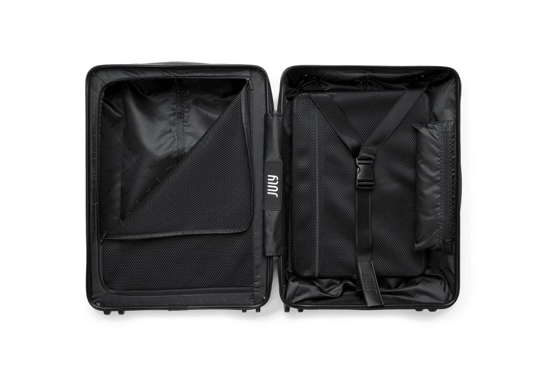 July Carry On Classic Polycarbonate 21" Luggage With Casesafe Tracking & Power Bank & Usb/Usb-C Cable