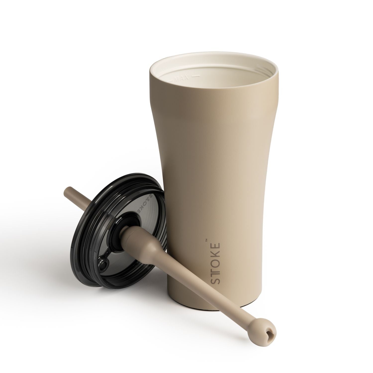 STTOKE Classic Leakproof Ceramic Insulated Cup With Straw 20oz