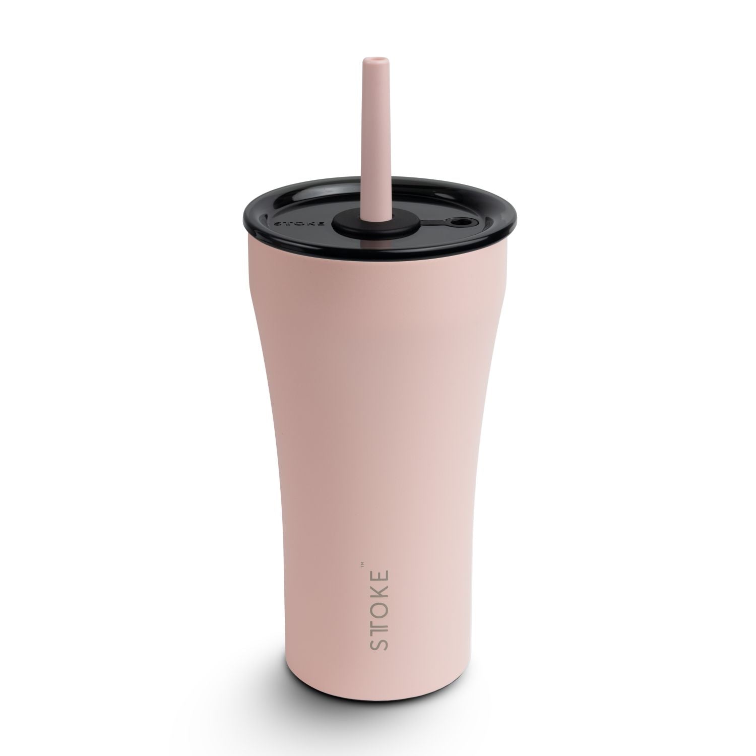 STTOKE Earth Leakproof Ceramic Insulated Cup Powder Coating With Straw 20OZ