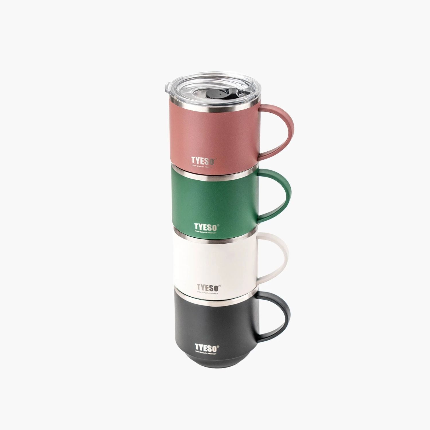 Tyeso Dock Slider Sipper Stackable S/S Vacuum Insulated Table Mug 330ml