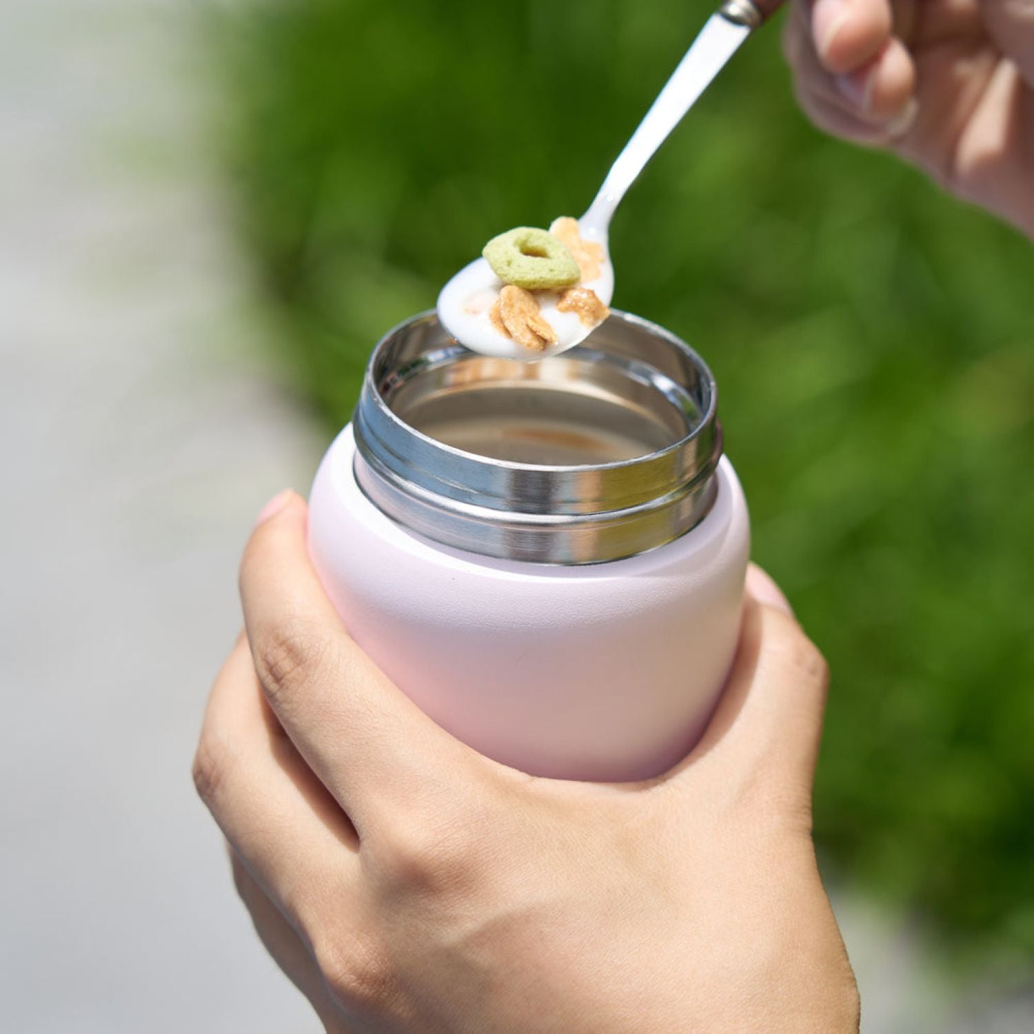 Tyeso Mellow Wide Mouth Inner S/S 316 Vacuum Insulated Food Jar 220ML - White
