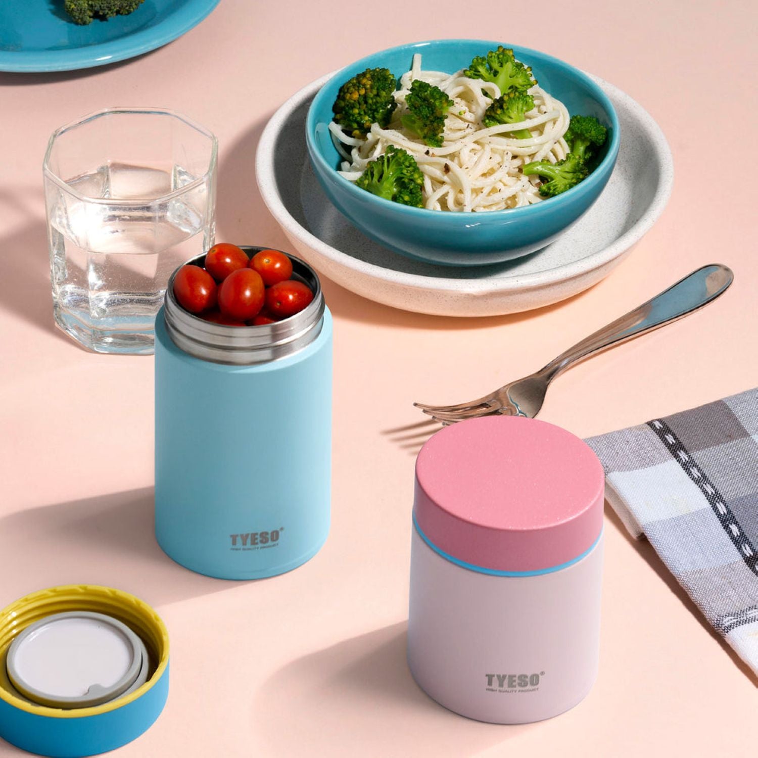 Tyeso Petal Inner S/S 316 Vacuum Insulated Food Jar 200ML - Orange