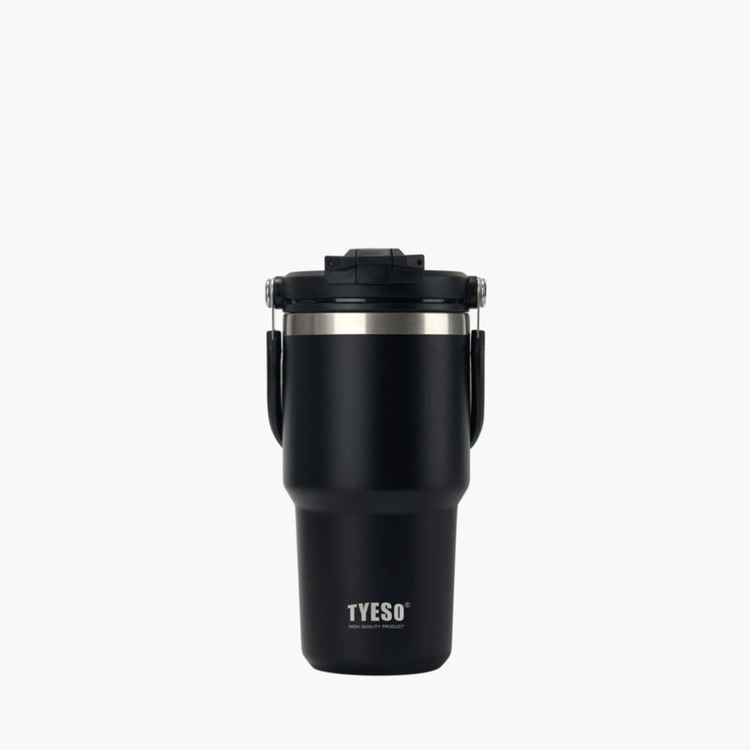 Tyeso Roam 2.0 Leakproof 2 In 1 Sip & Straw Lid S/S Vacuum Insulated Tumbler With Handle 600ML