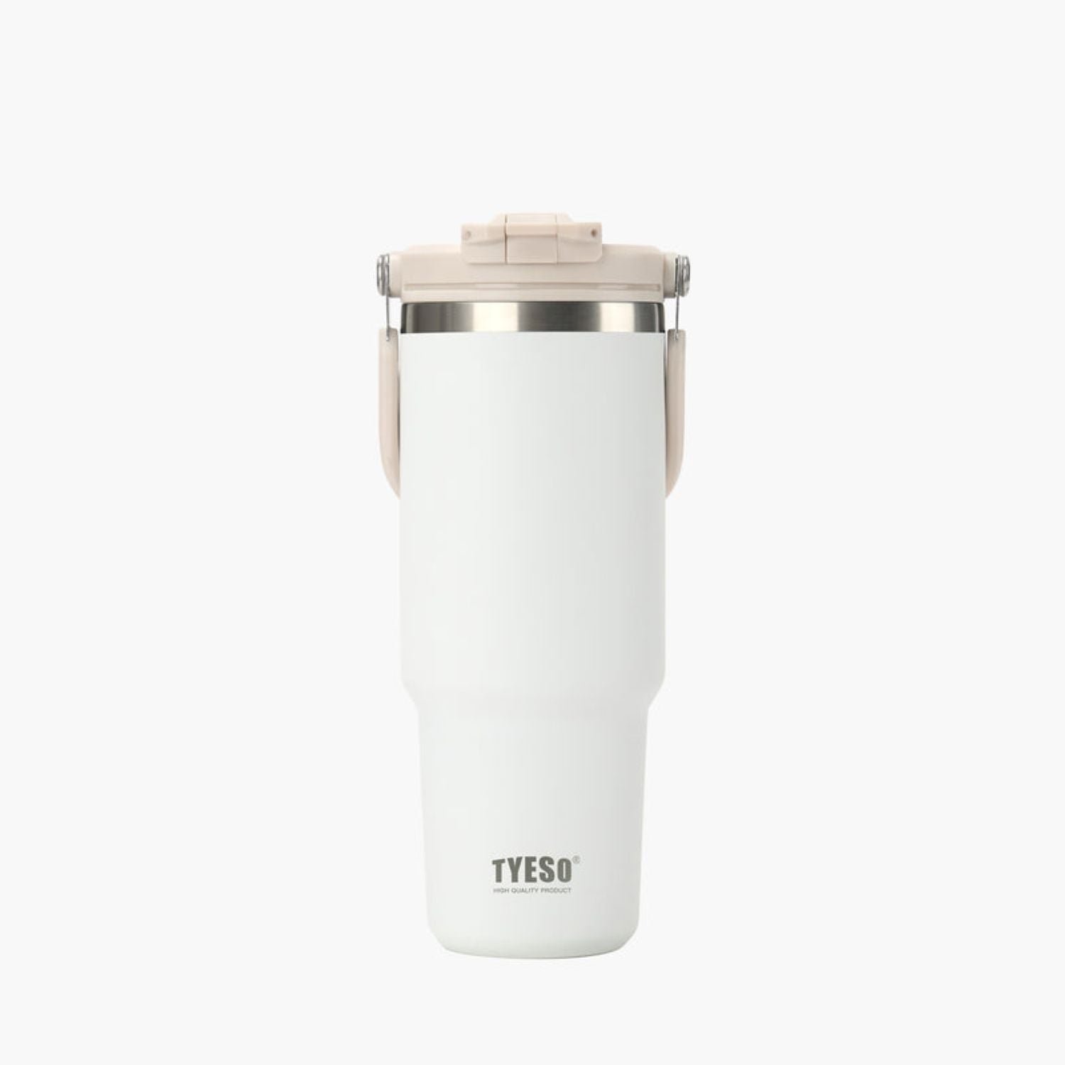 Tyeso Roam 2.0 Leakproof 2 In 1 Sip & Straw Lid S/S Vacuum Insulated Tumbler With Handle 900ML