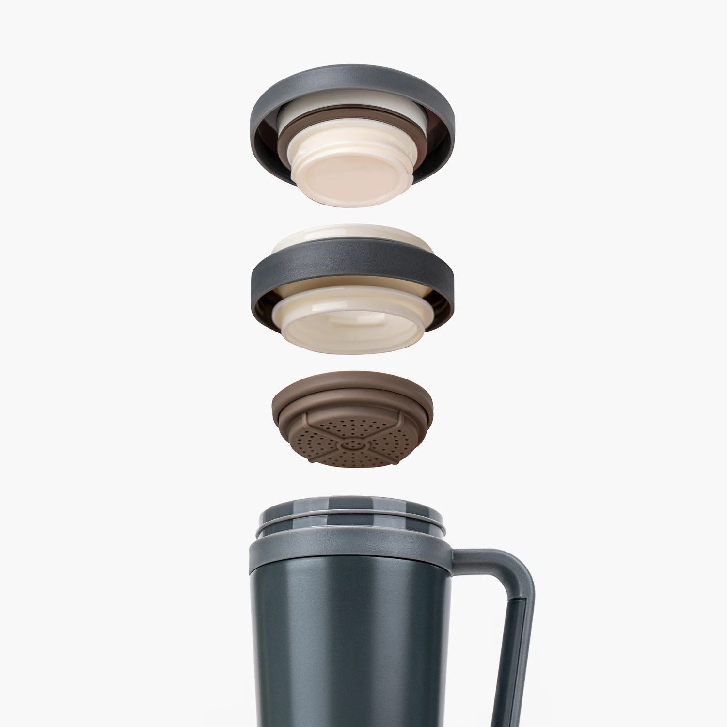 Tyeso Steep Built In Filter S/S Vacuum Insulated Coffee Cup 500ml