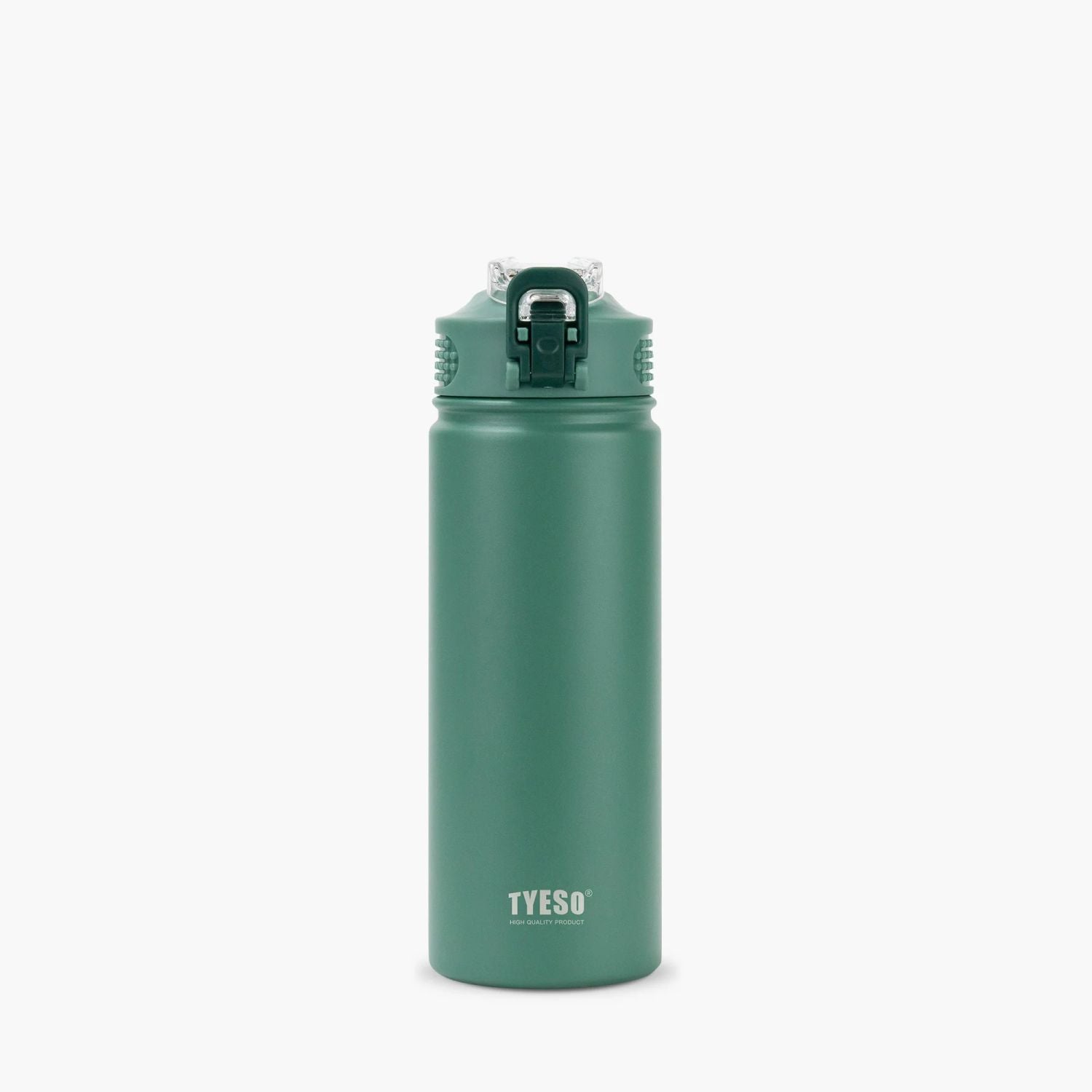 Tyeso Wander Lockable One Press Straw Flip Lid S/S Vacuum Insulated Bottle With Handle 600ml