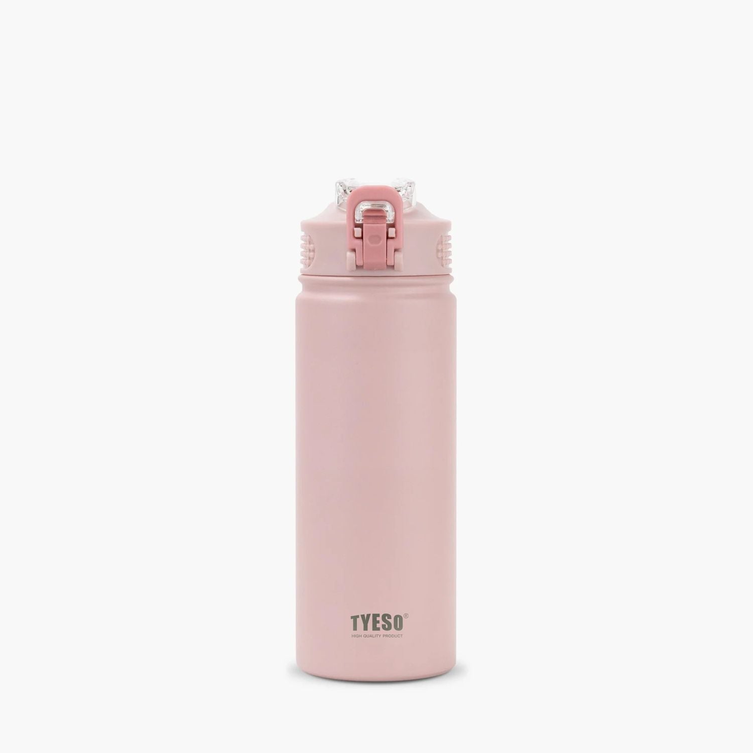 Tyeso Wander Lockable One Press Straw Flip Lid S/S Vacuum Insulated Bottle With Handle 600ml