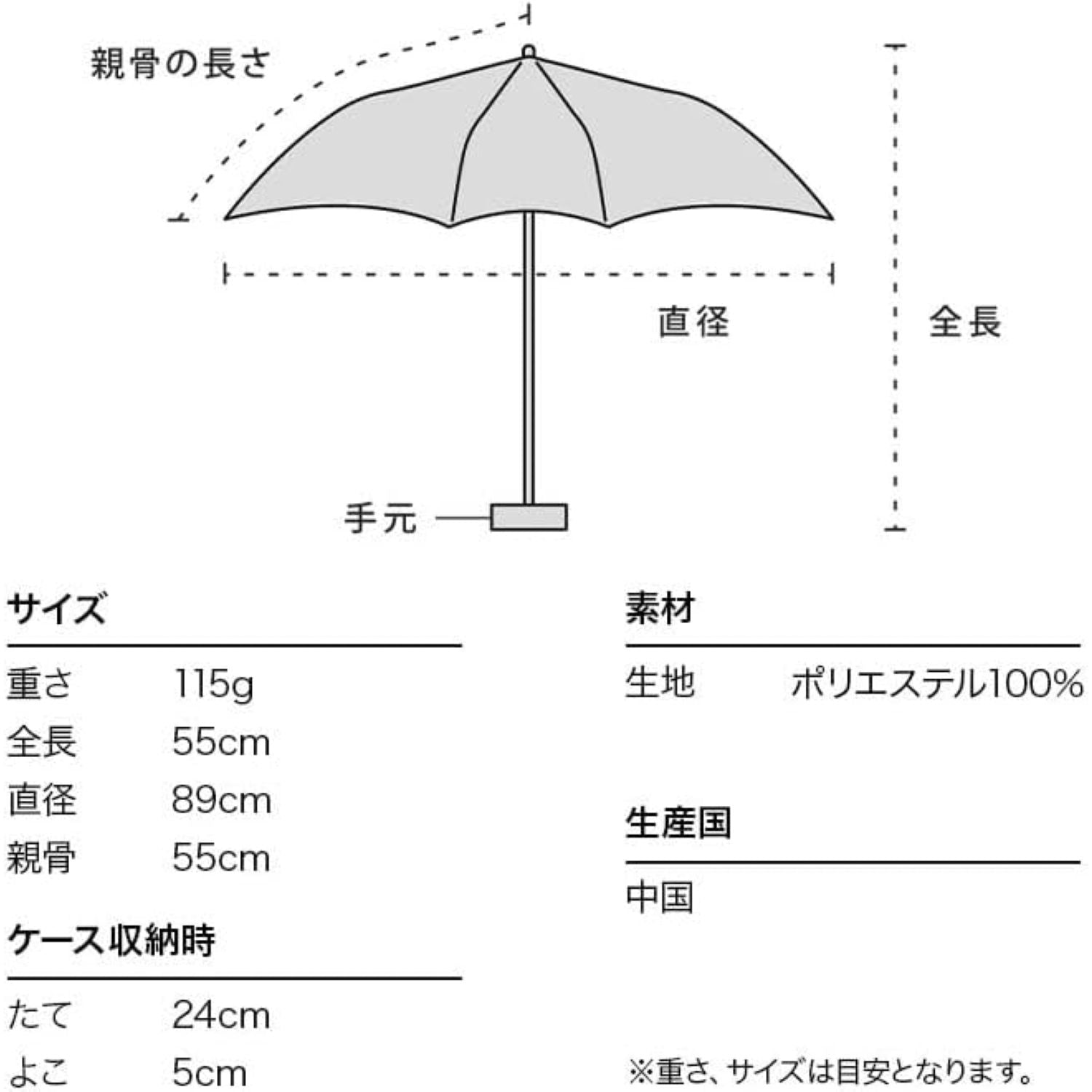 WPC Airlight UV Protection Umbrella 55cm (Printed)