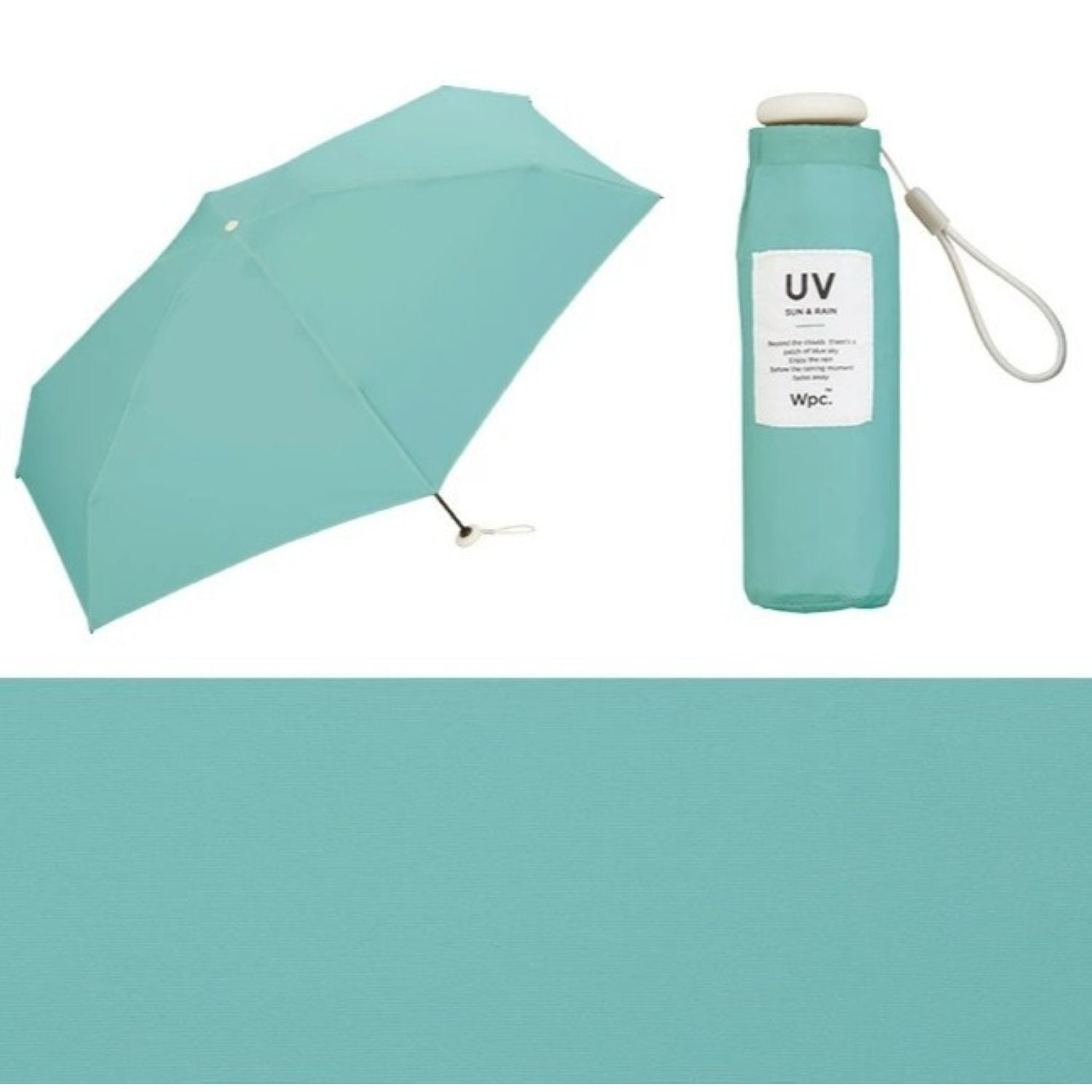 WPC Baby Umbrella Solid Compact UV Protection Umbrella 50cm